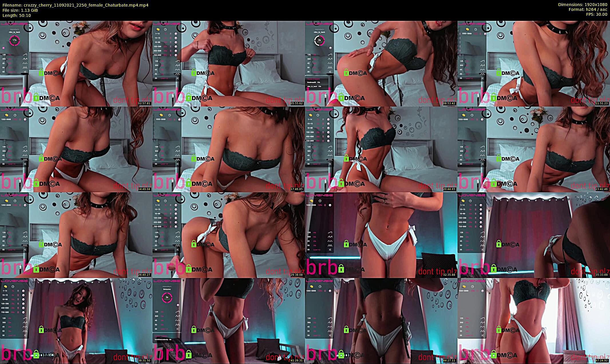 crazzy_cherry — 51 minute Chaturbate female cam show recording, 1080p, Sep 11, 2021