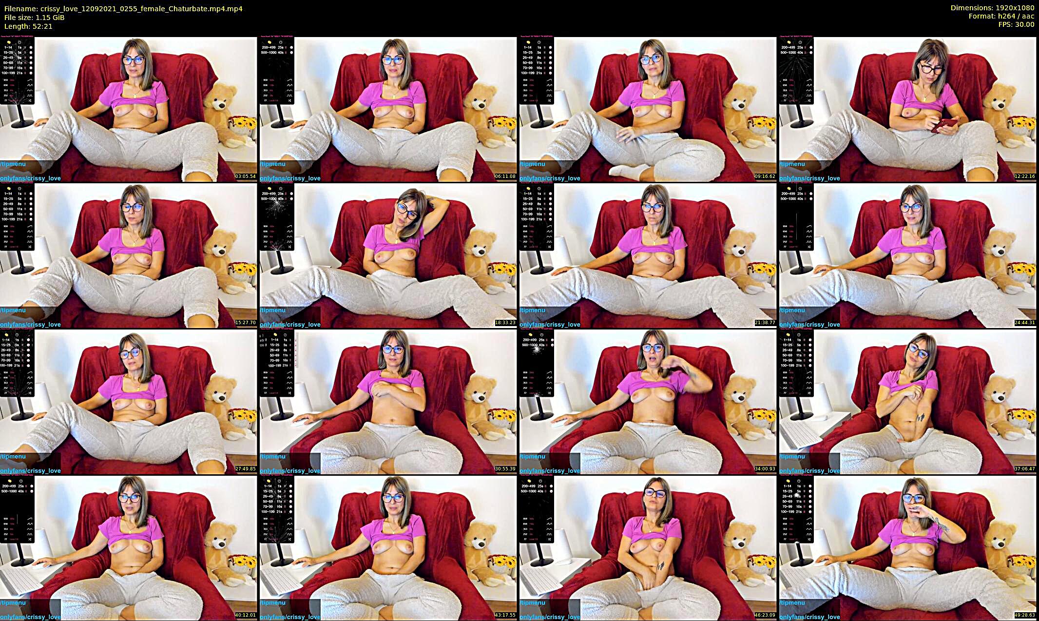 crissy_love — 53 minute Chaturbate female cam show recording, 1080p, Sep 12, 2021