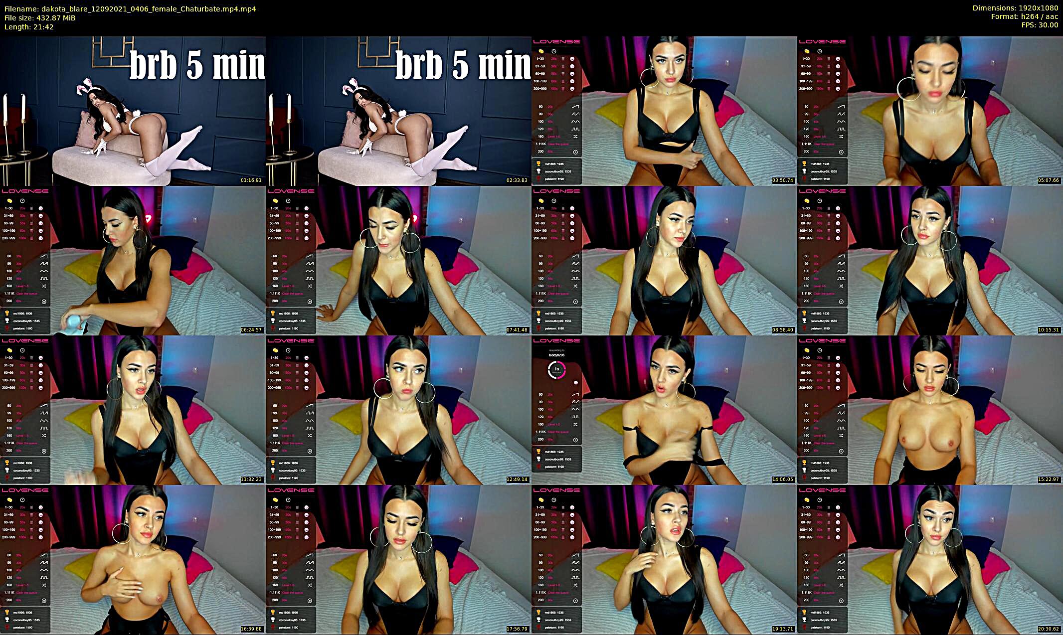 dakota_blare — 22 minute Chaturbate female cam show recording, 1080p, Sep 12, 2021