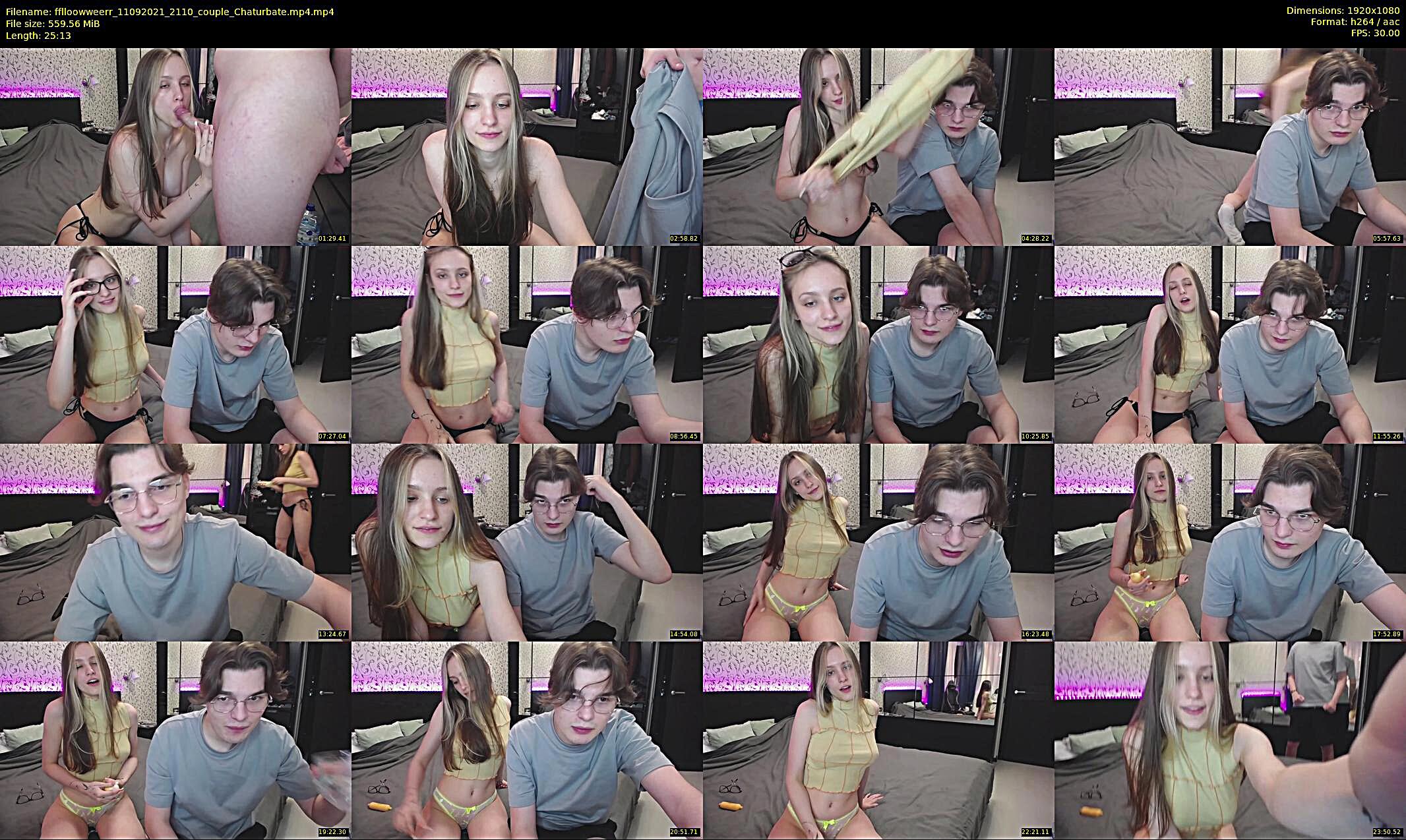 fflloowweerr — 26 minute Chaturbate couple cam show recording, 1080p, Sep 11, 2021