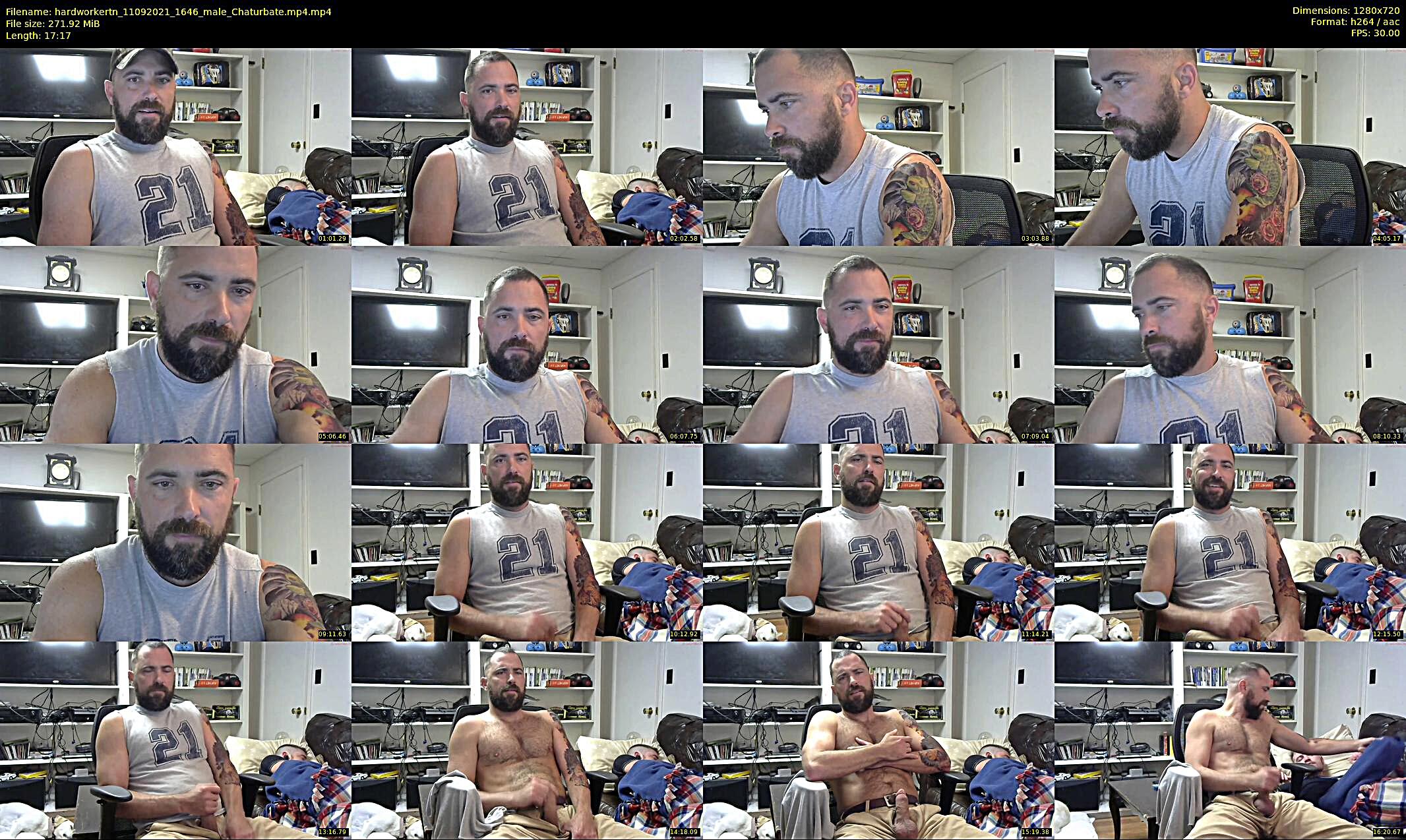 hardworkertn — 18 minute Chaturbate male cam show recording, 720p, Sep 11, 2021