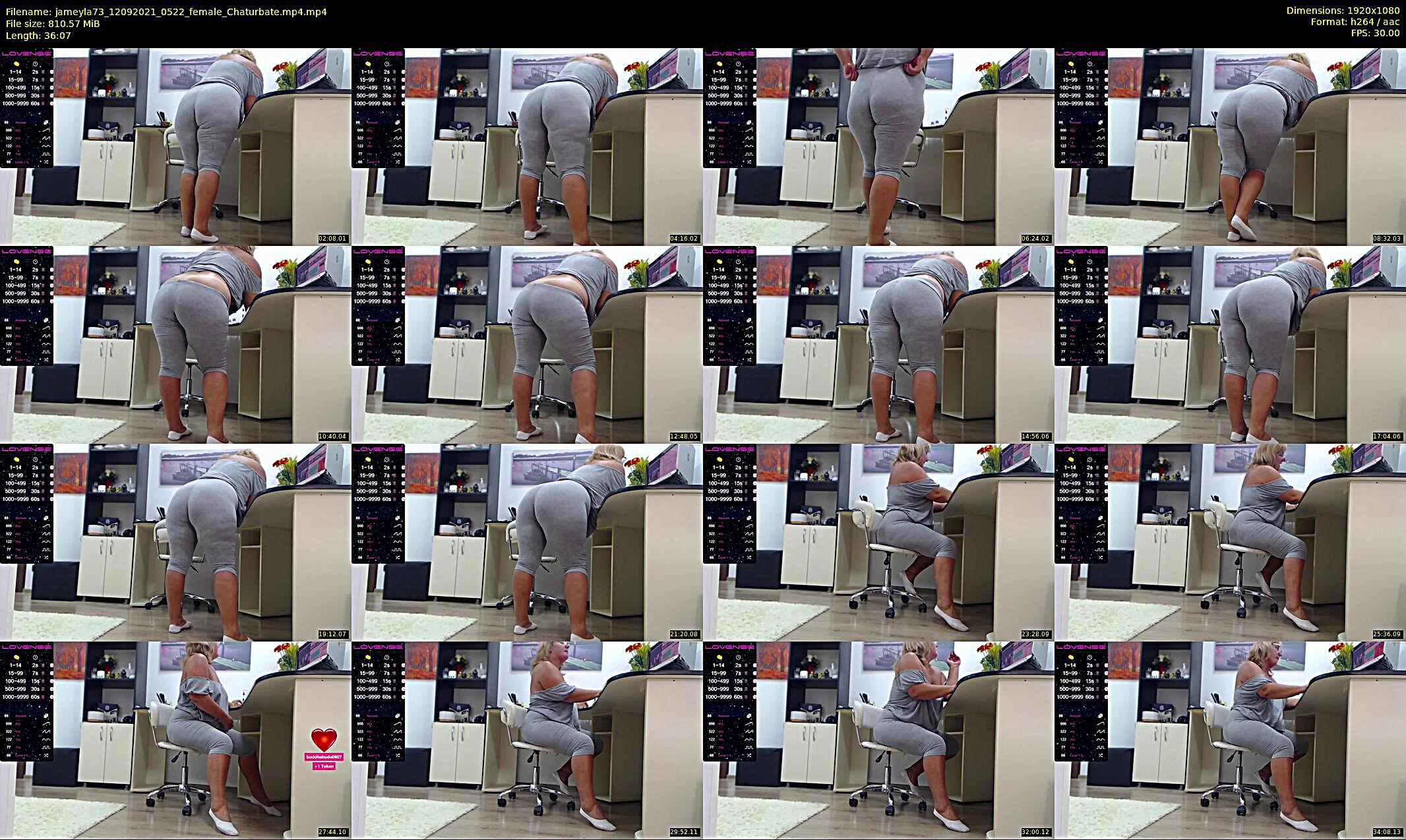 jameyla73 — 14 minute Chaturbate female cam show recording, 1080p, Sep 12, 2021