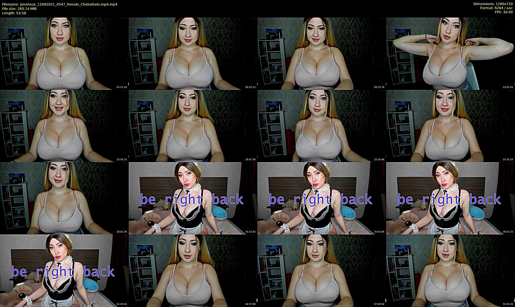 jenahaze — 18 minute Chaturbate female cam show recording, 720p, Sep 12, 2021