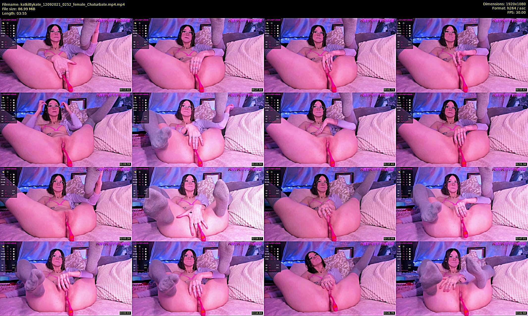 katkittykate — 4 minute Chaturbate female cam show recording, 1080p, Sep 12, 2021