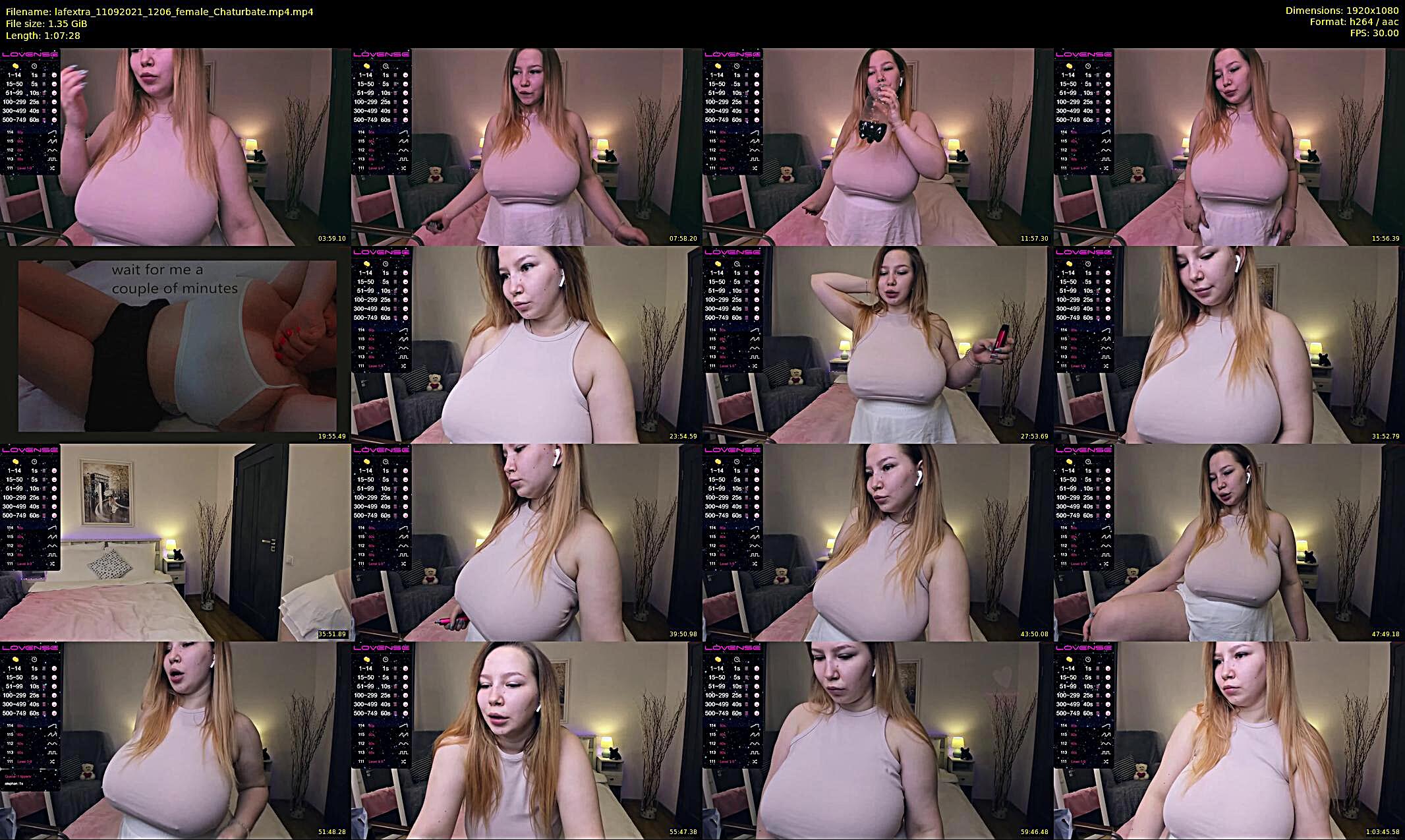 lafextra — 68 minute Chaturbate female cam show recording, 1080p, Sep 11, 2021