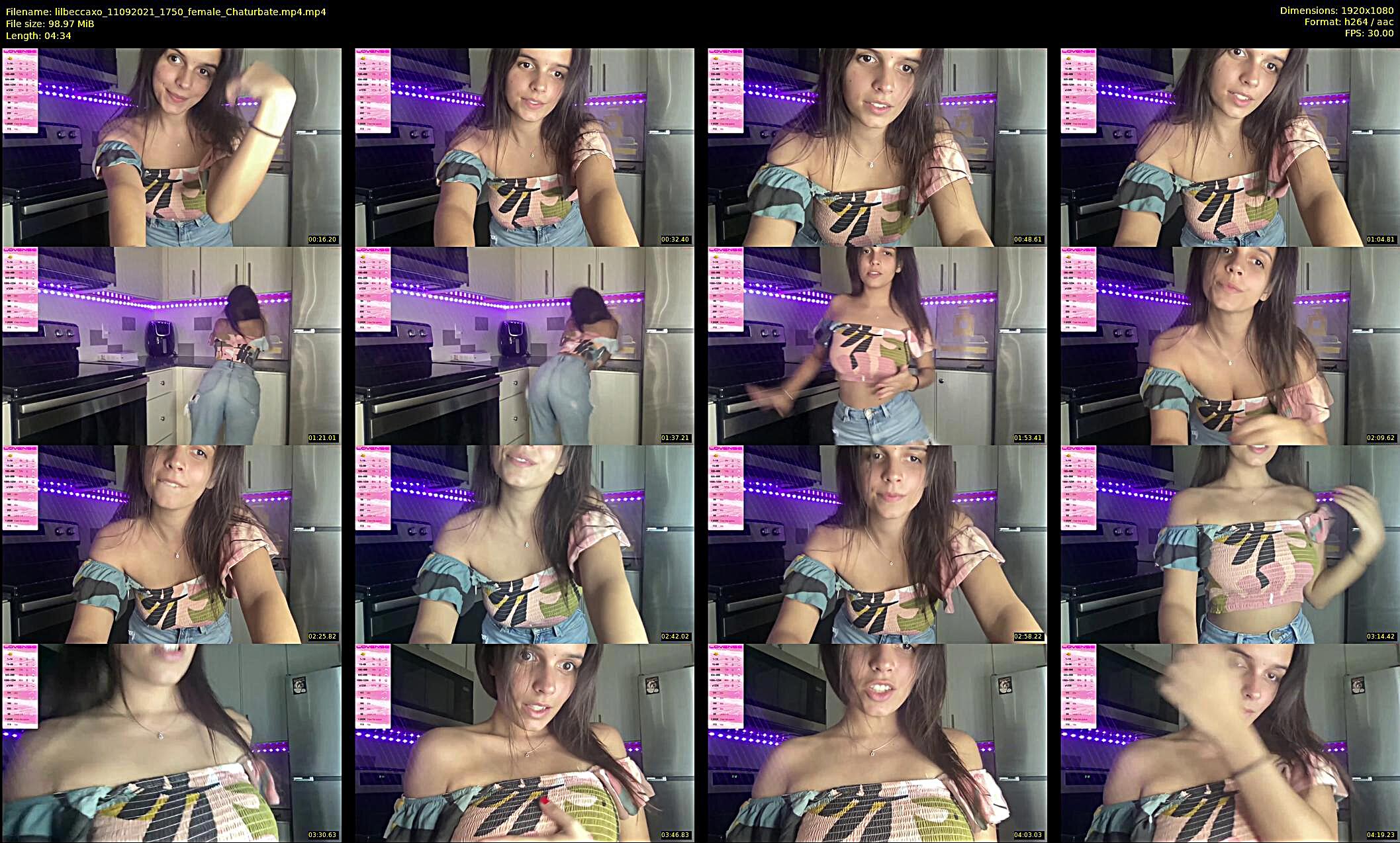 lilbeccaxo — 5 minute Chaturbate female cam show recording, 1080p, Sep 11, 2021