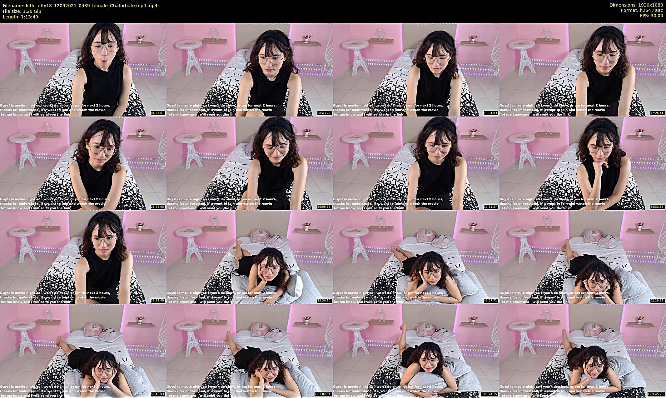 little_effy18 — 74 minute Chaturbate female cam show recording, 1080p, Sep 12, 2021