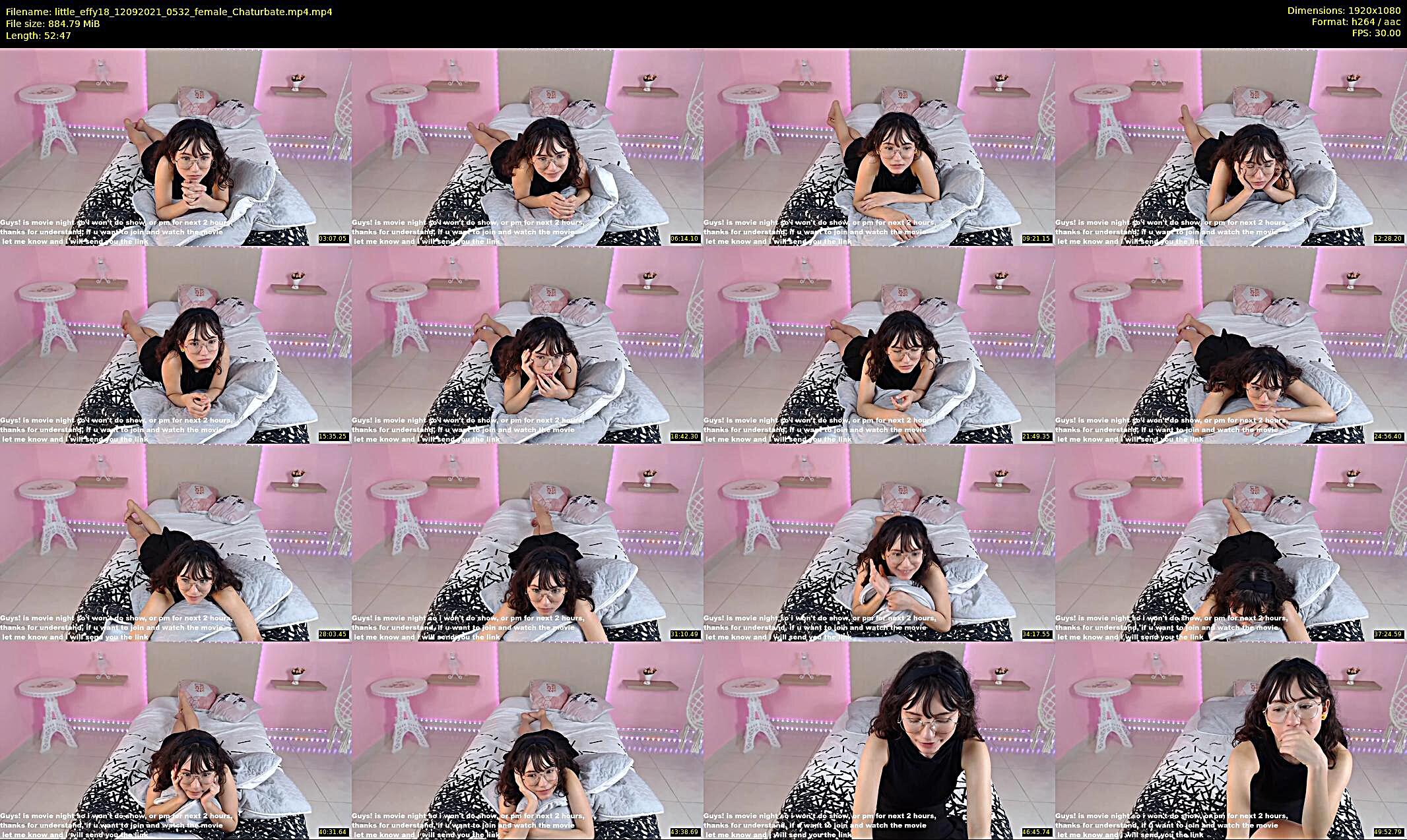 little_effy18 — 53 minute Chaturbate female cam show recording, 1080p, Sep 12, 2021