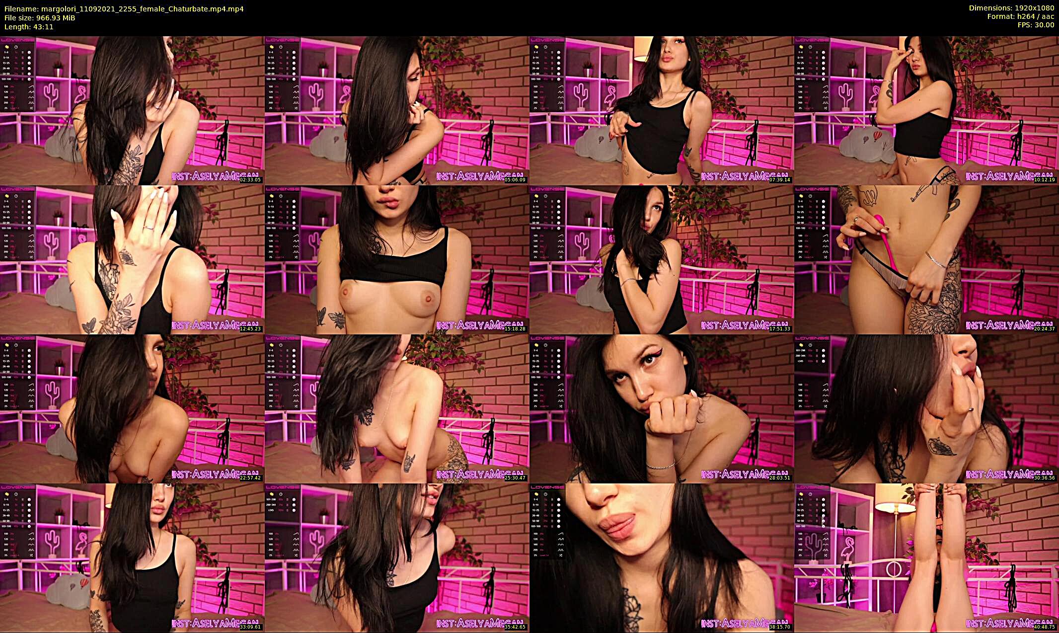 margolori — 44 minute Chaturbate couple cam show recording, 1080p, Sep 11, 2021