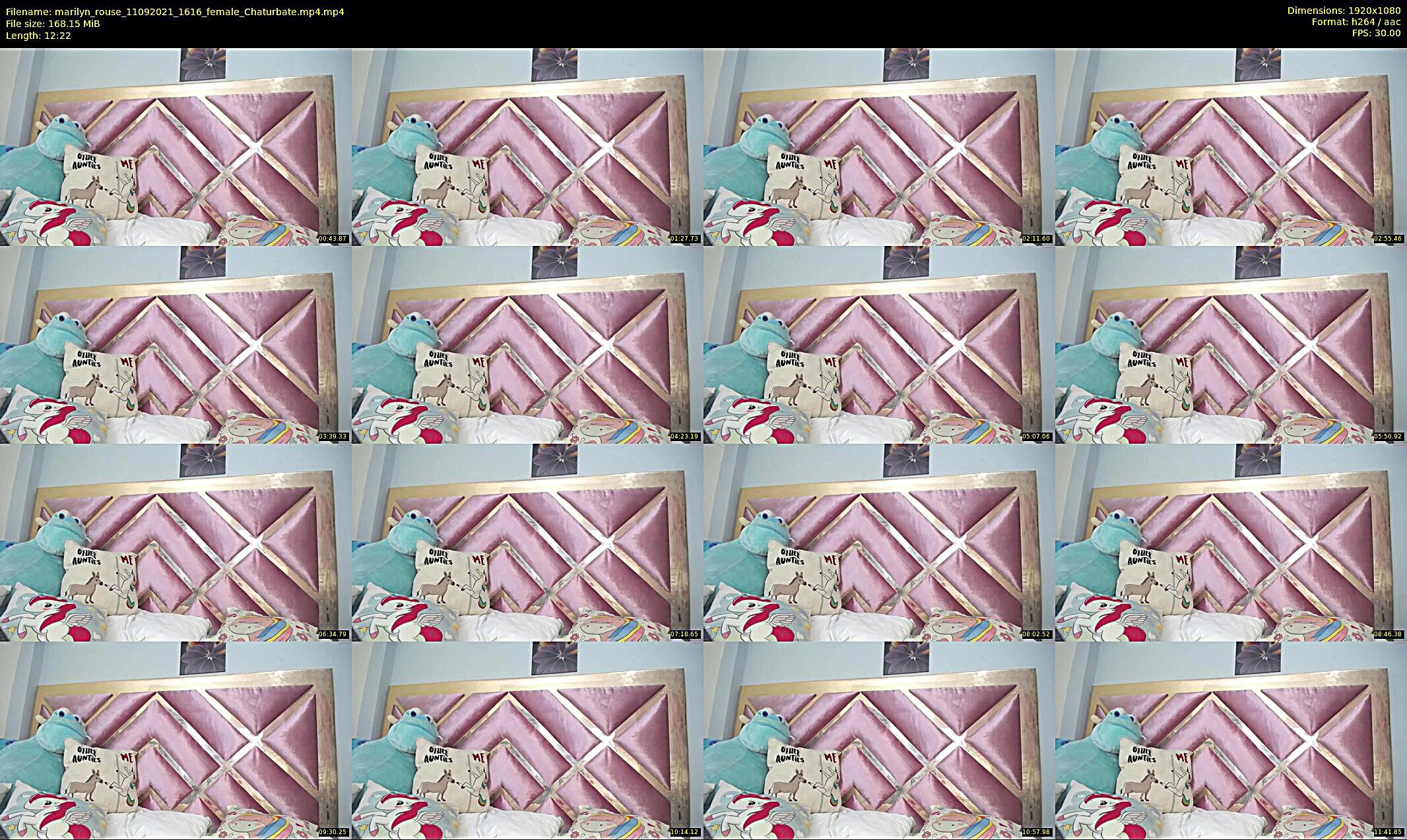 marilyn_rouse — 13 minute Chaturbate female cam show recording, 1080p, Sep 11, 2021