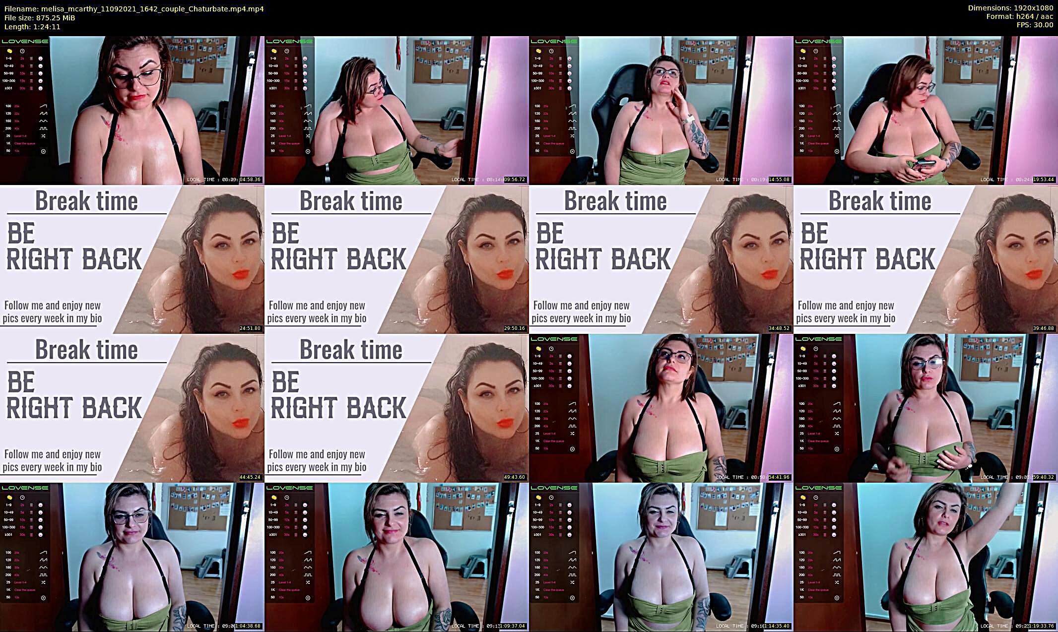 melisa_mcarthy — 85 minute Chaturbate couple cam show recording, 1080p, Sep 11, 2021