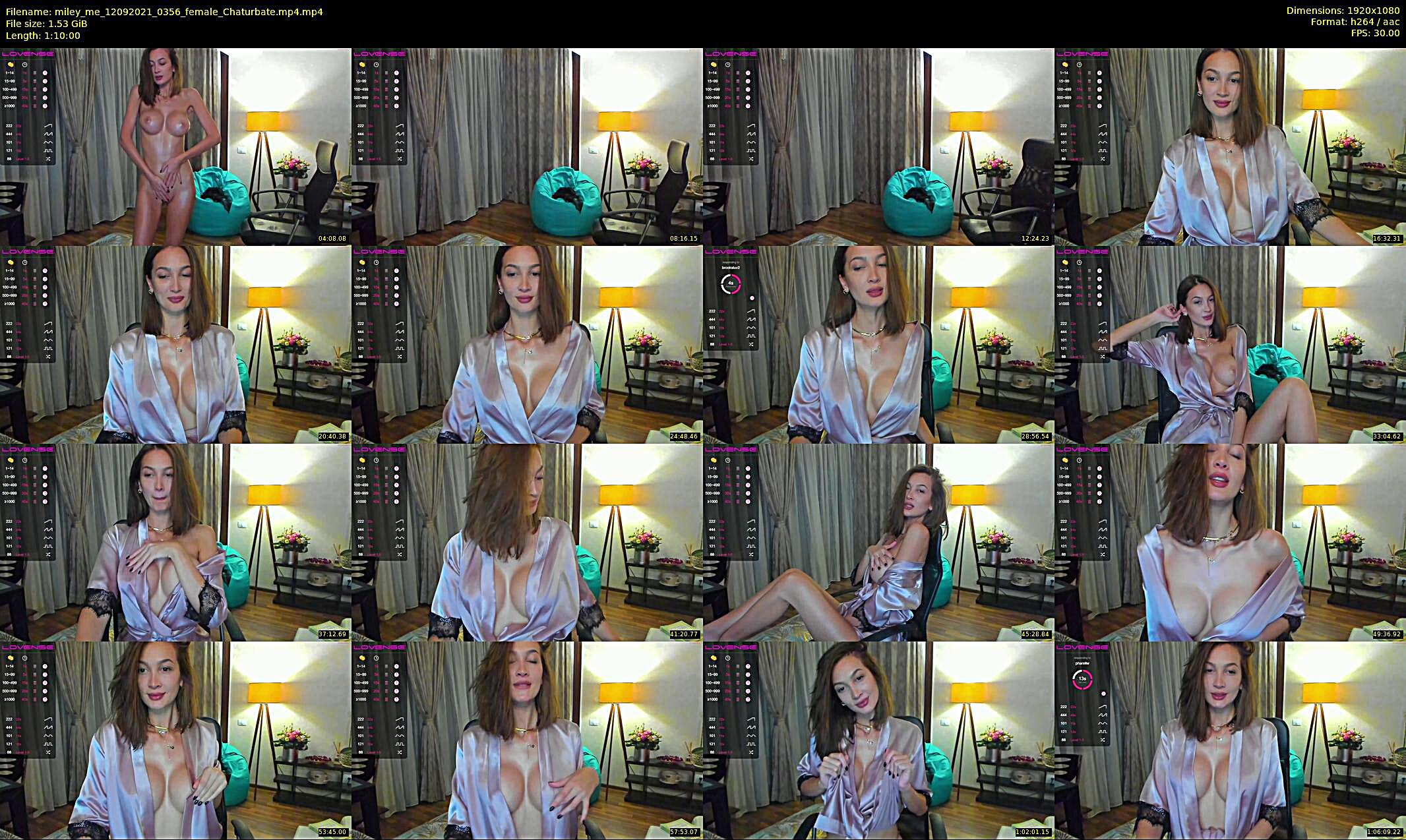 miley_me — 70 minute Chaturbate female cam show recording, 1080p, Sep 12, 2021