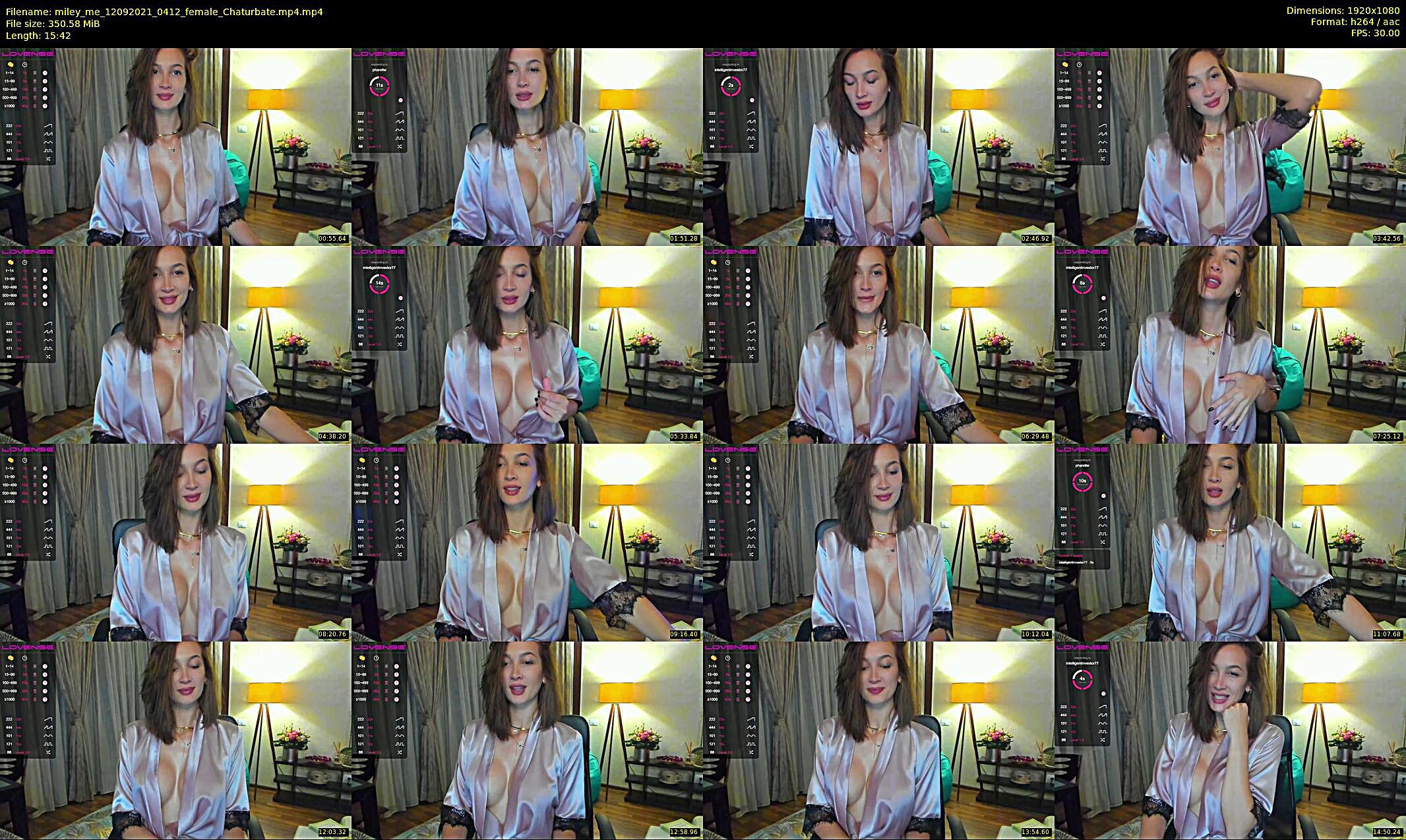 miley_me — 16 minute Chaturbate female cam show recording, 1080p, Sep 12, 2021