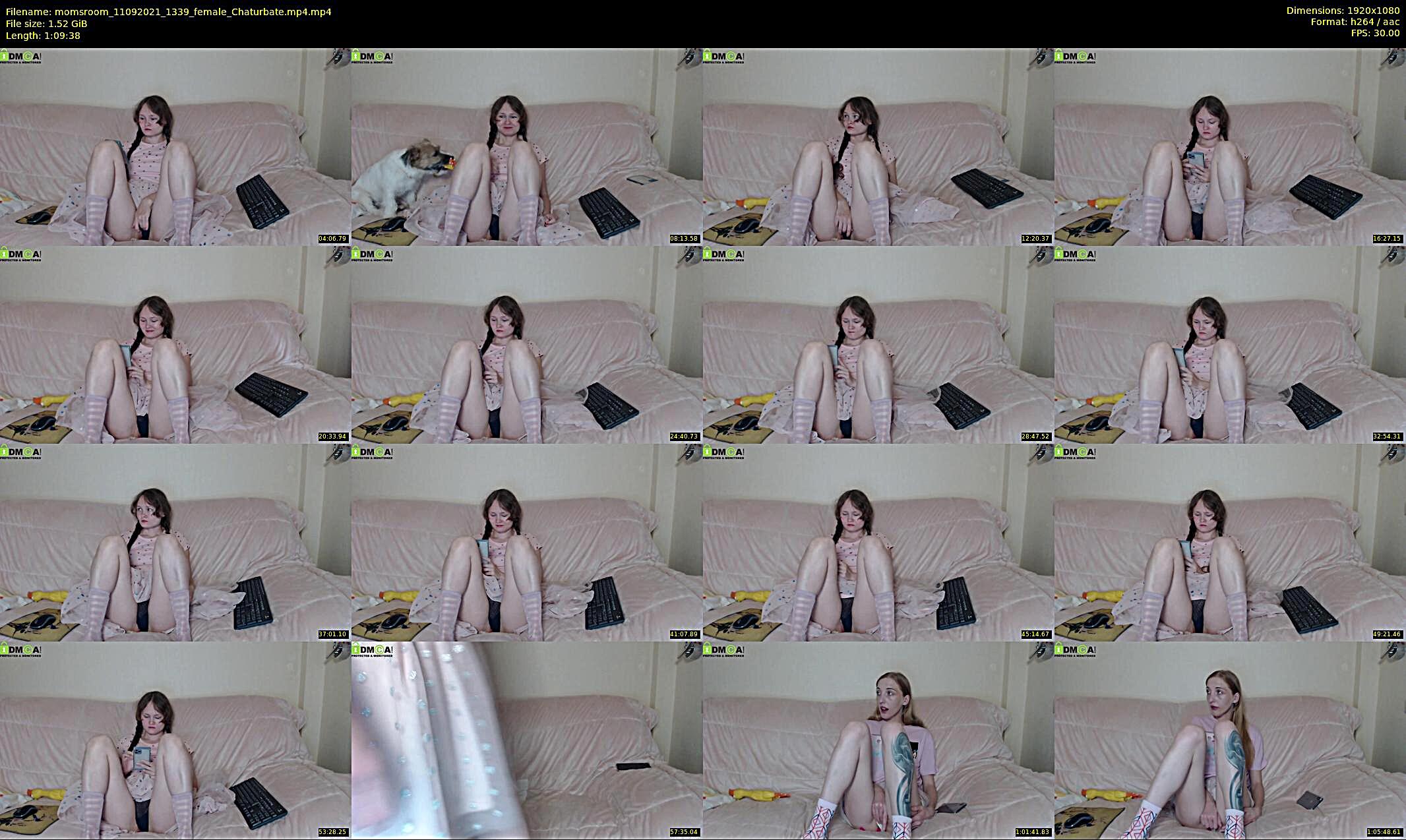 momsroom — 70 minute Chaturbate couple cam show recording, 1080p, Sep 11, 2021