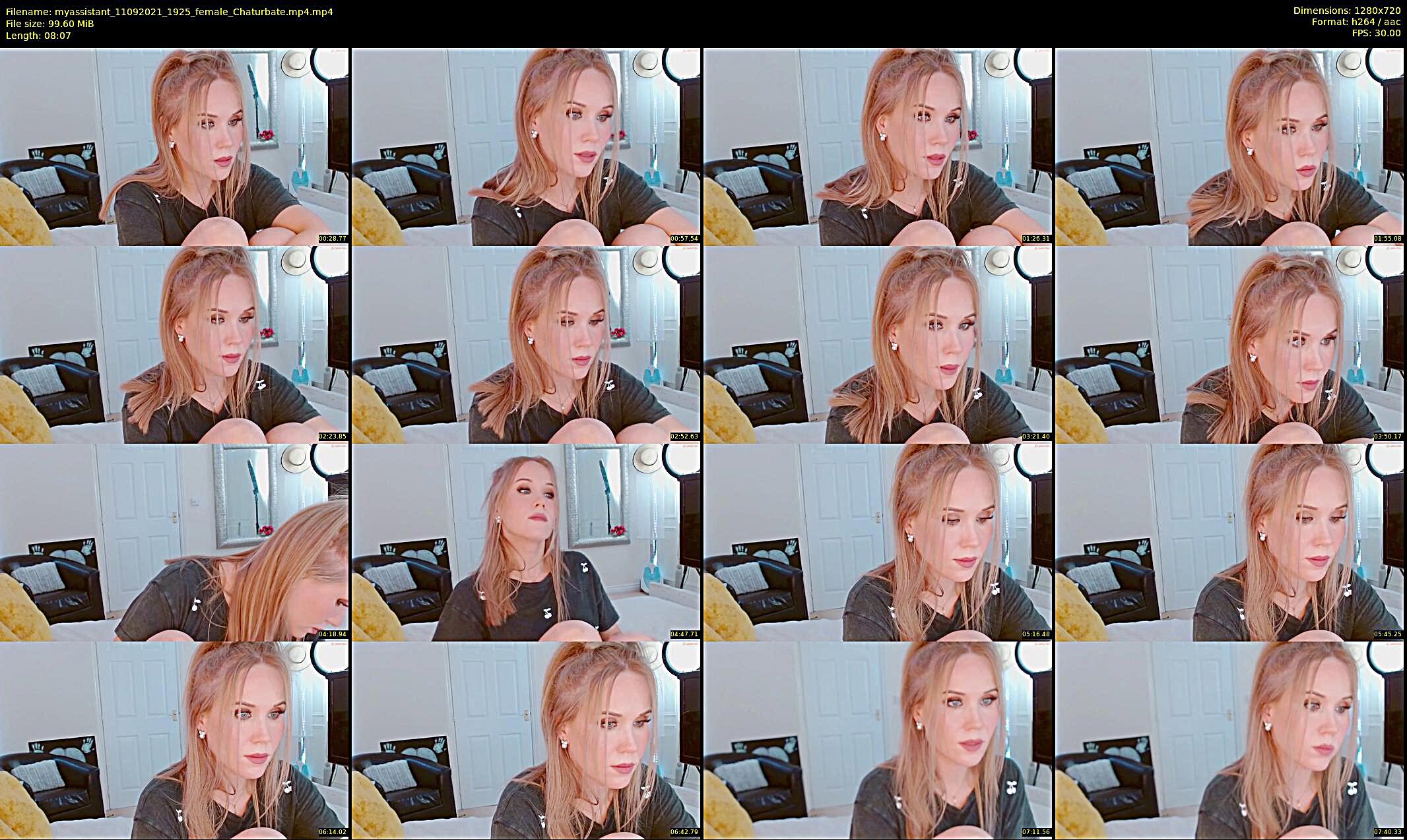 myassistant — 9 minute Chaturbate female cam show recording, 720p, Sep 11, 2021