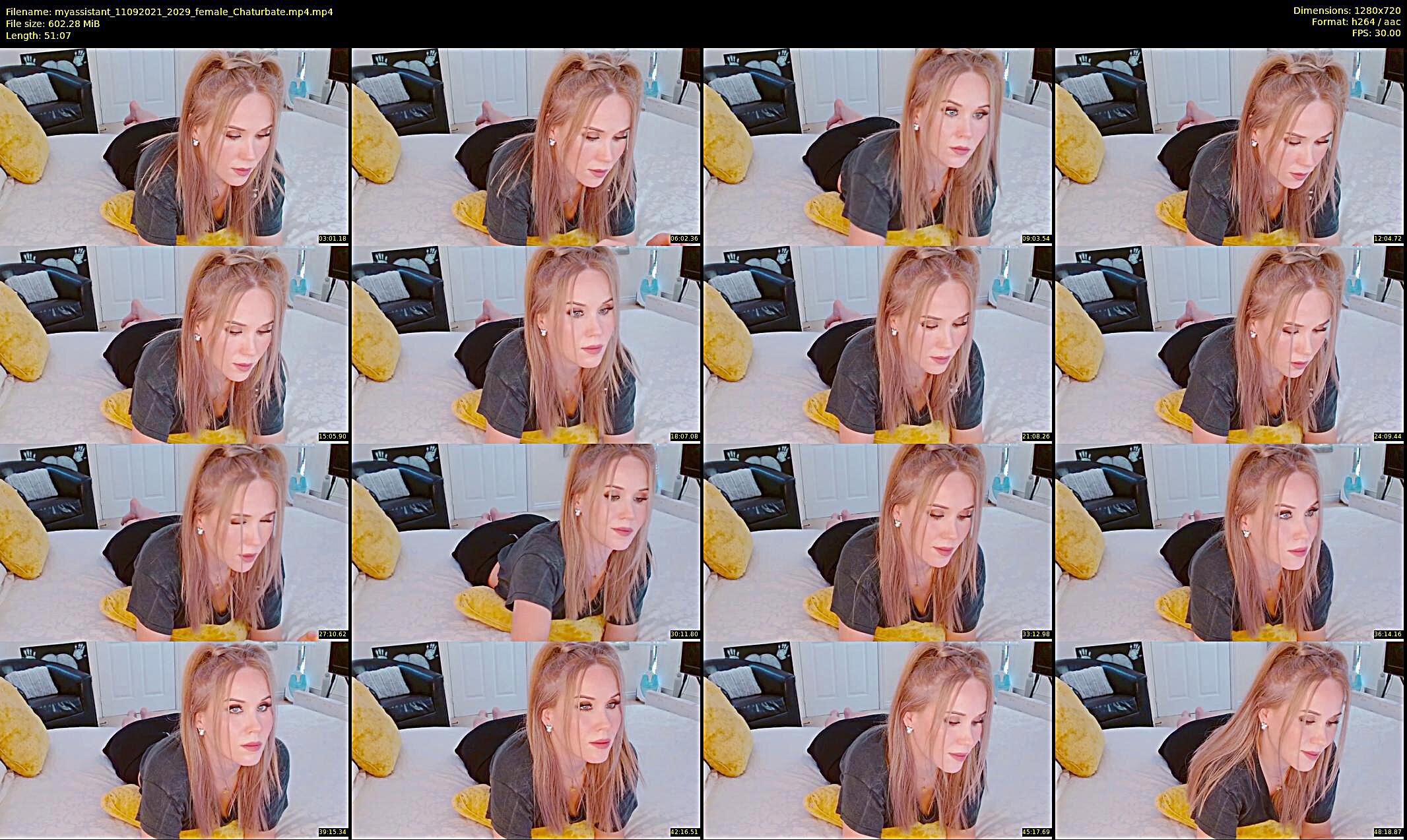 myassistant — 52 minute Chaturbate female cam show recording, 720p, Sep 11, 2021