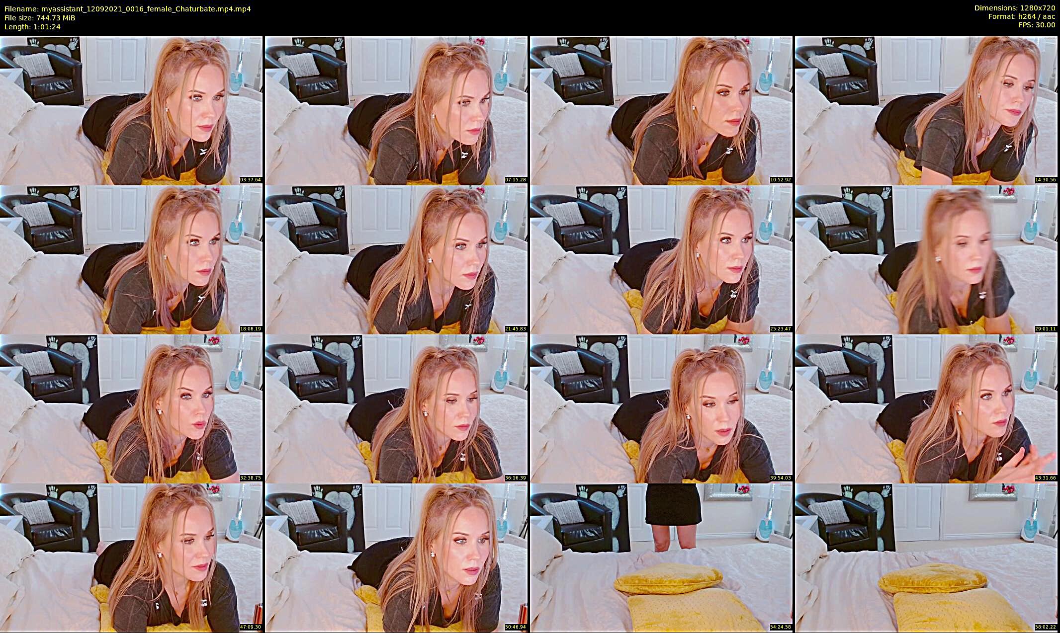myassistant — 71 minute Chaturbate female cam show recording, 720p, Sep 12, 2021
