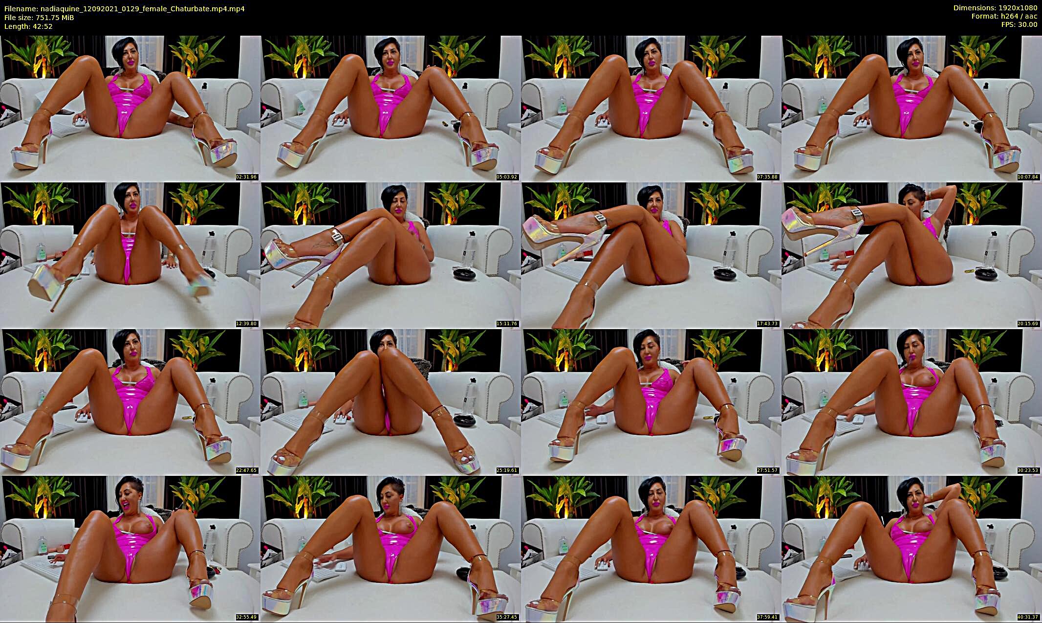 nadiaquine — 43 minute Chaturbate female cam show recording, 1080p, Sep 12, 2021