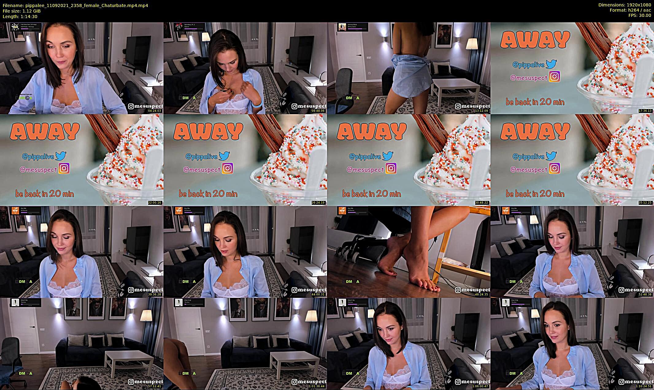 pippalee — 75 minute Chaturbate female cam show recording, 1080p, Sep 11, 2021