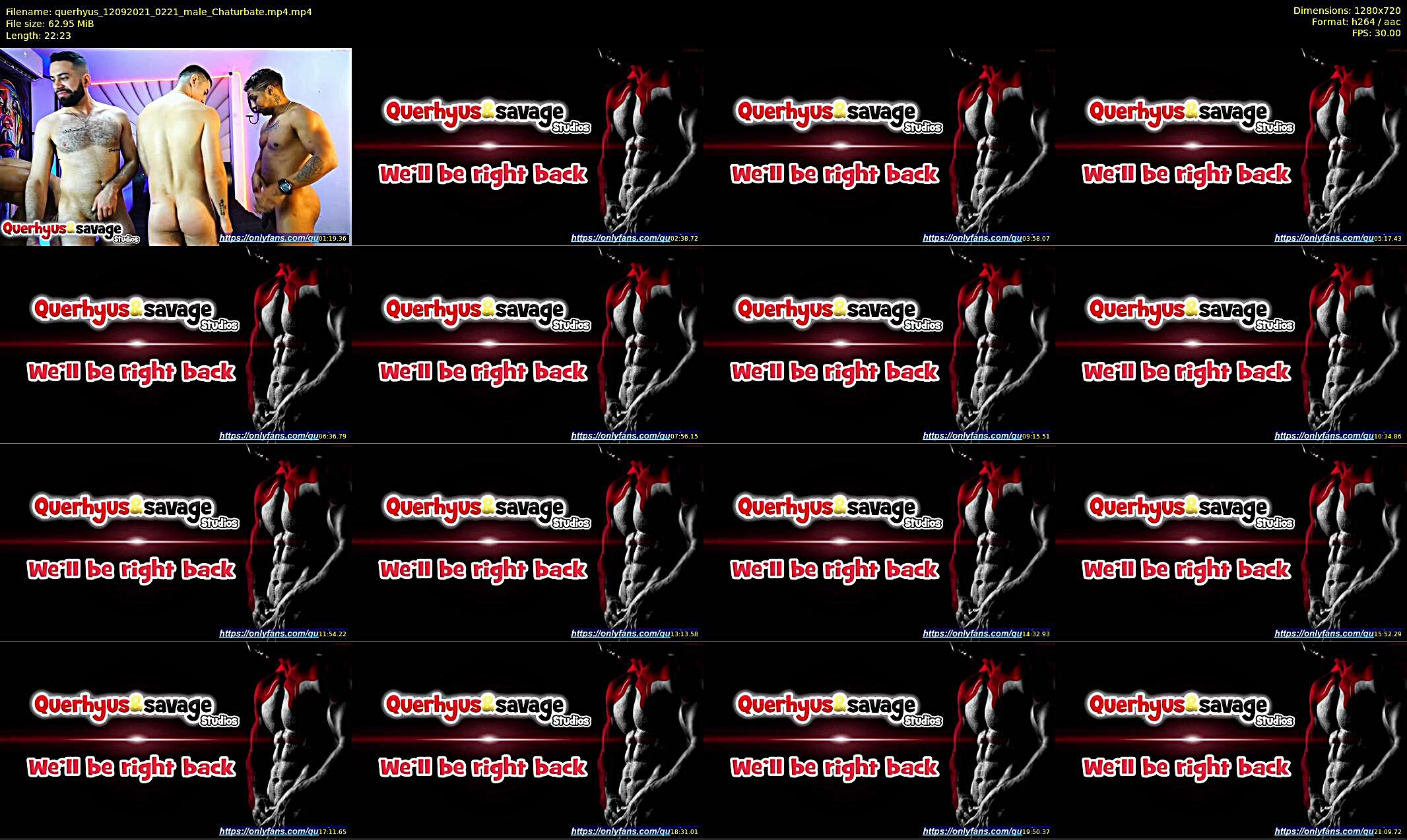 querhyus — 23 minute Chaturbate male cam show recording, 720p, Sep 12, 2021