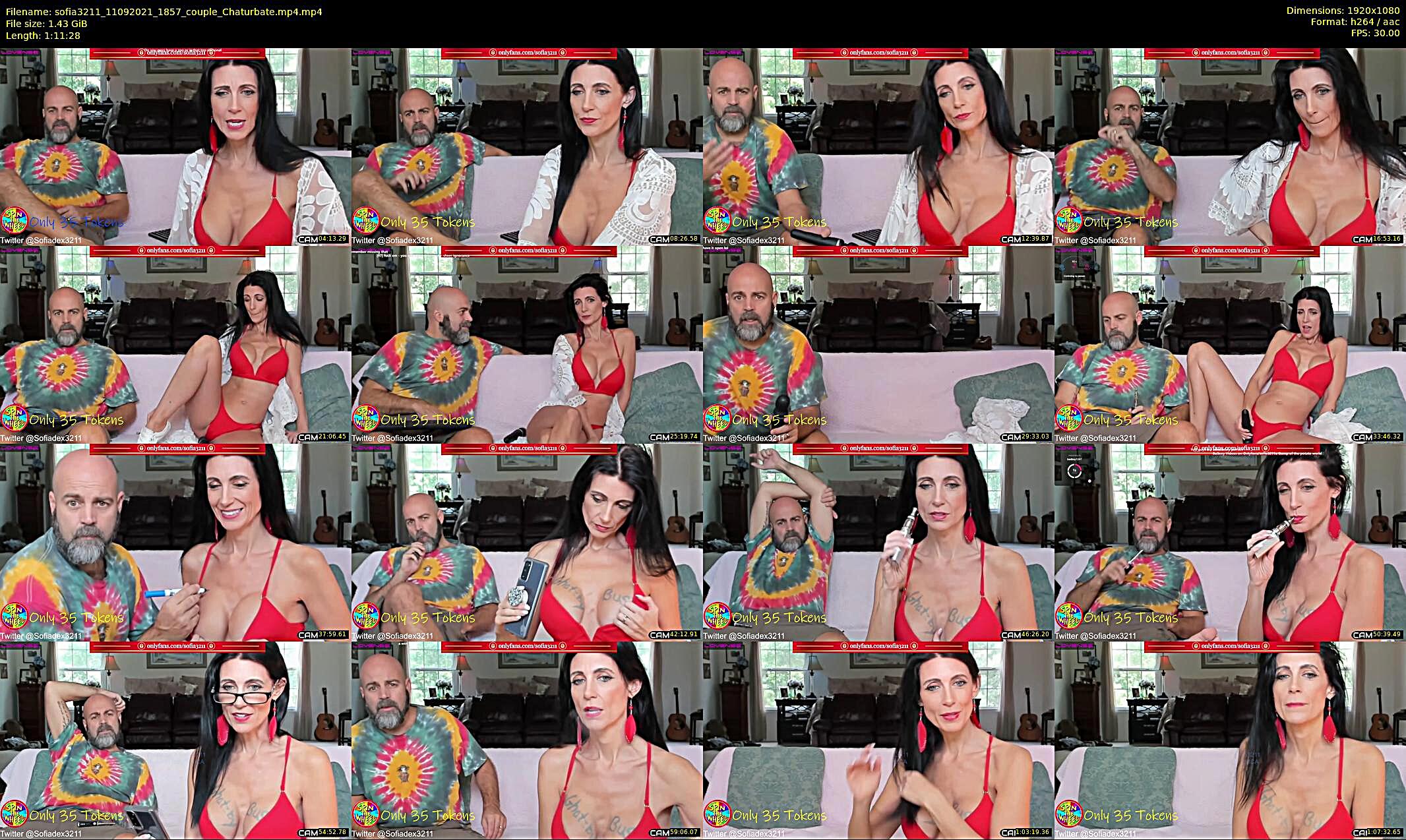 sofia3211 — 72 minute Chaturbate couple cam show recording, 1080p, Sep 11, 2021