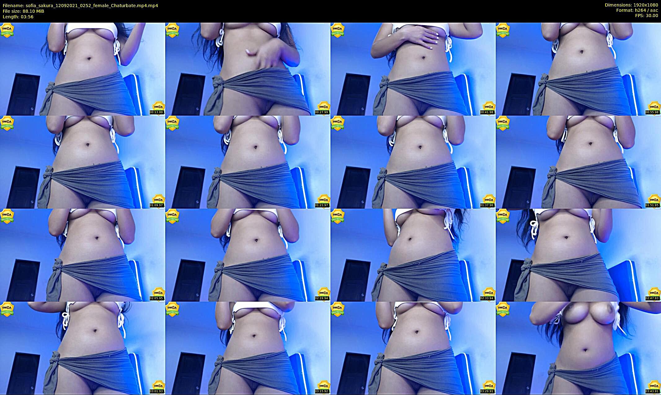 sofia_sakura — 4 minute Chaturbate female cam show recording, 1080p, Sep 12, 2021