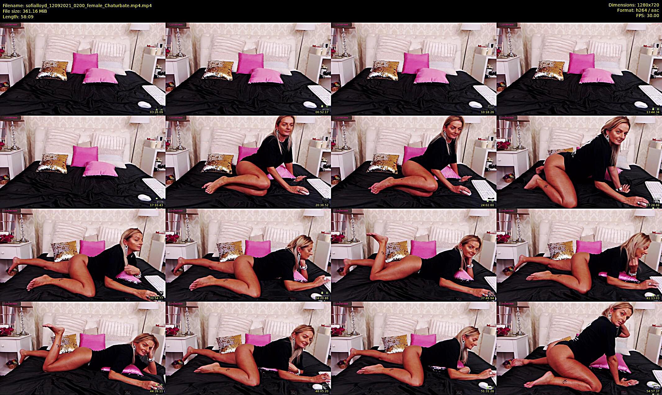 sofialloyd — 59 minute Chaturbate female cam show recording, 720p, Sep 12, 2021