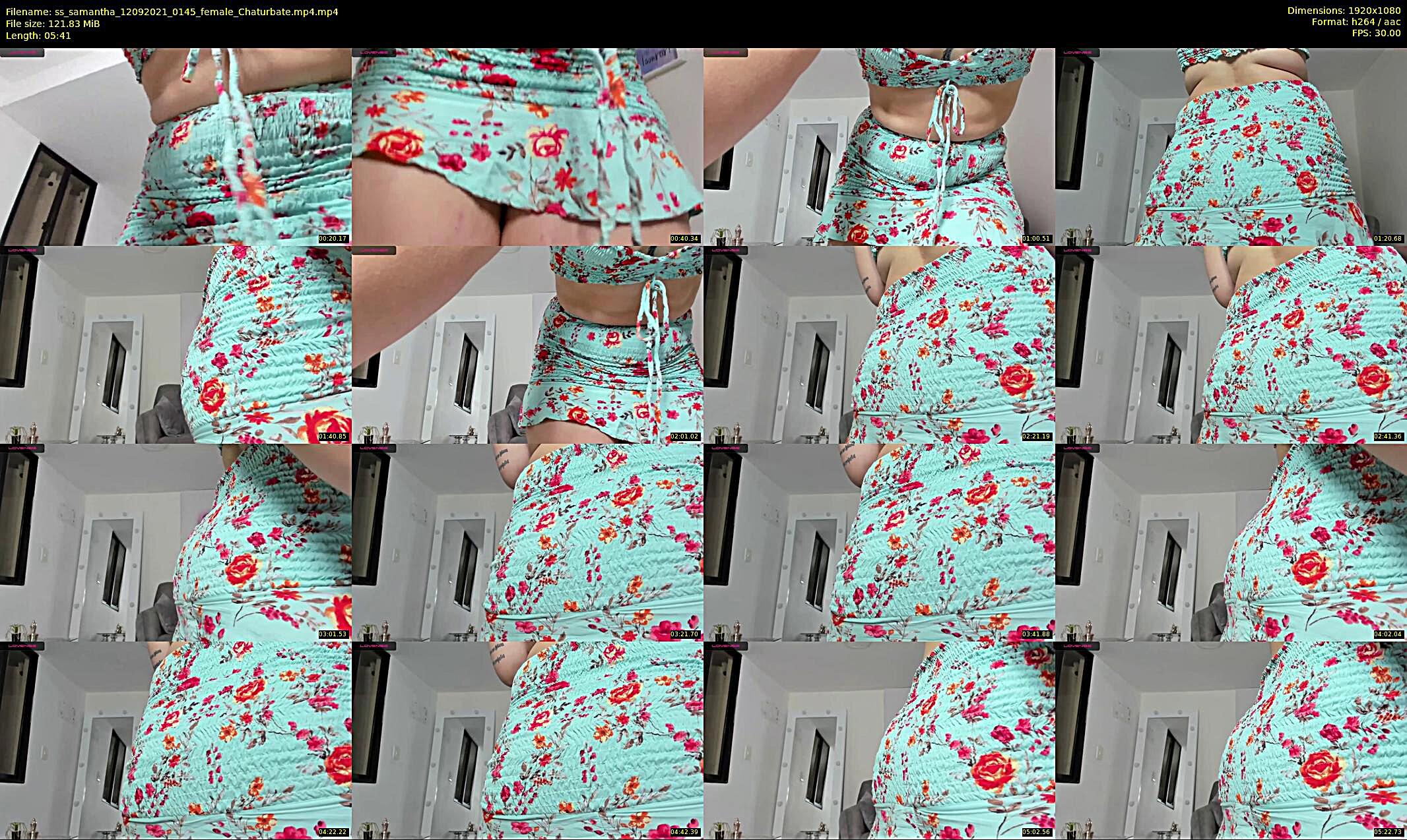 ss_samantha — 6 minute Chaturbate female cam show recording, 1080p, Sep 12, 2021