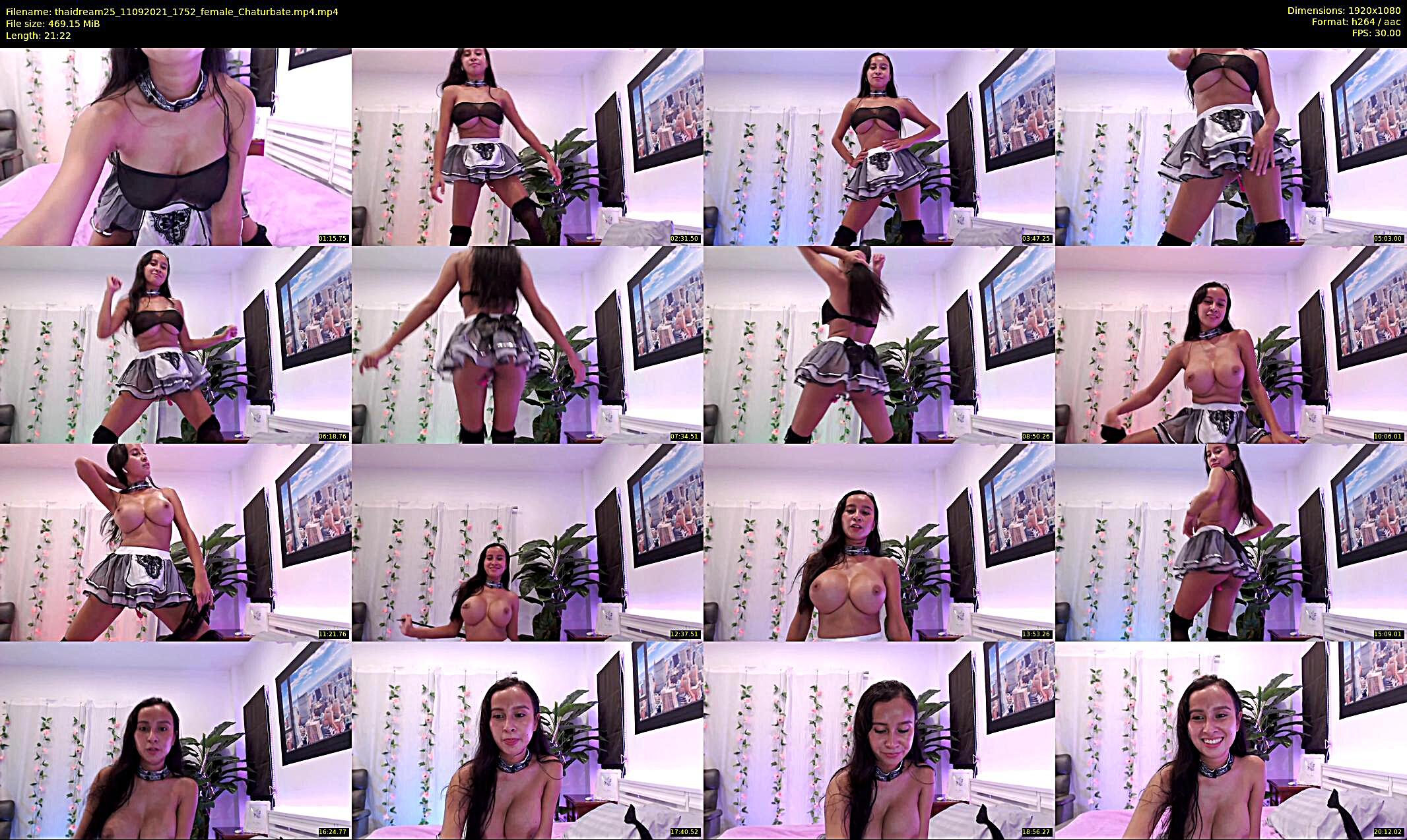 thaidream25 — 22 minute Chaturbate female cam show recording, 1080p, Sep 11, 2021