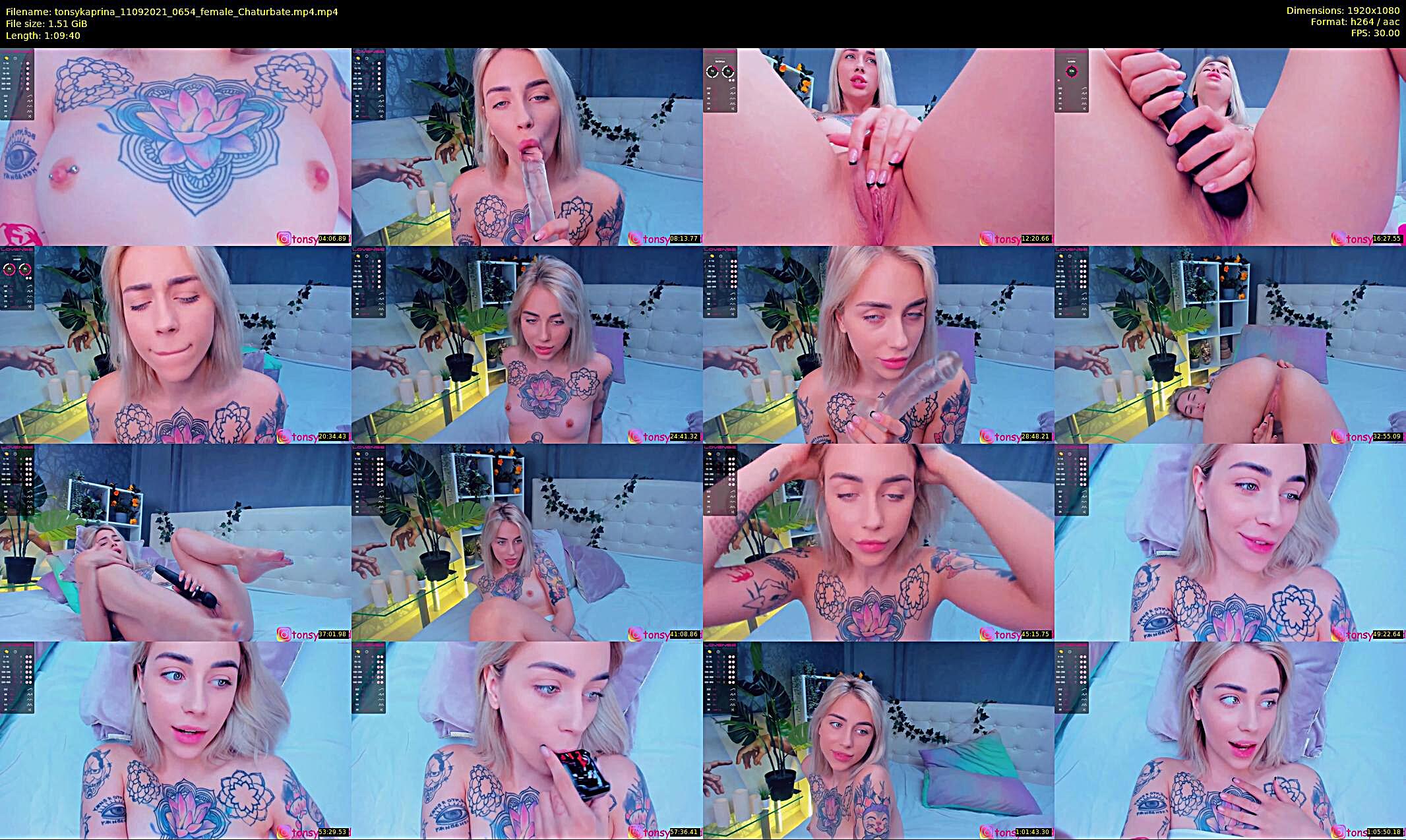 tonsykaprina — 70 minute Chaturbate couple cam show recording, 1080p, Sep 11, 2021