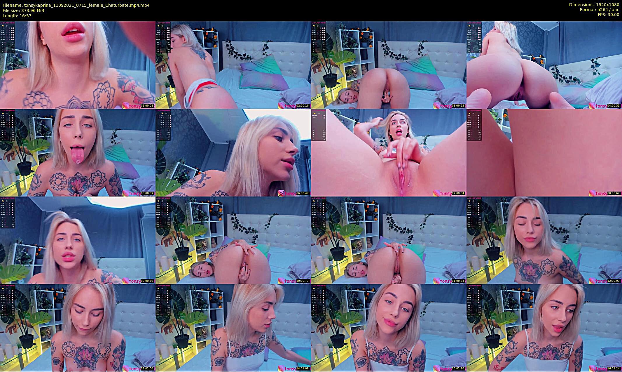 tonsykaprina — 17 minute Chaturbate couple cam show recording, 1080p, Sep 11, 2021