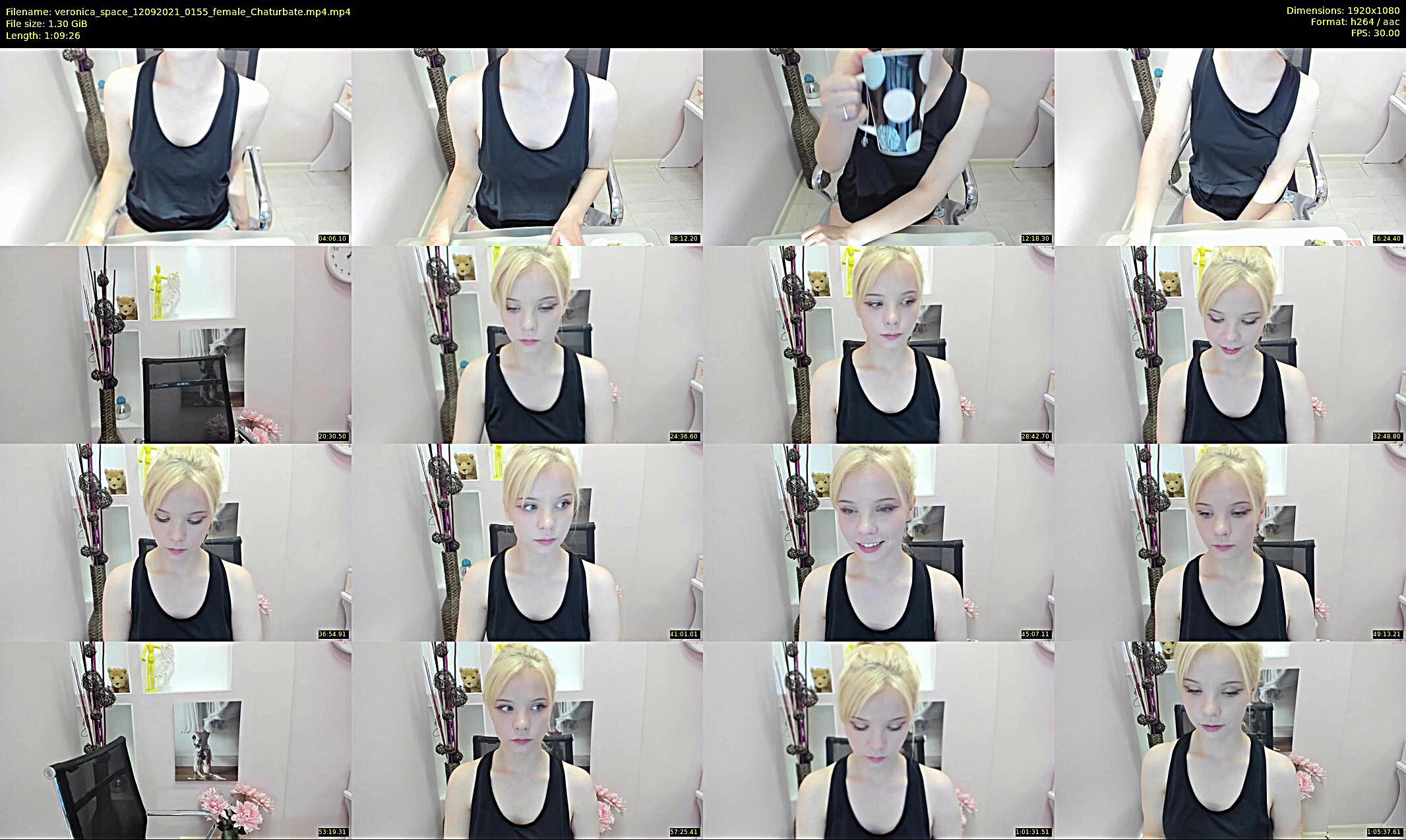 veronica_space — 70 minute Chaturbate female cam show recording, 1080p, Sep 12, 2021