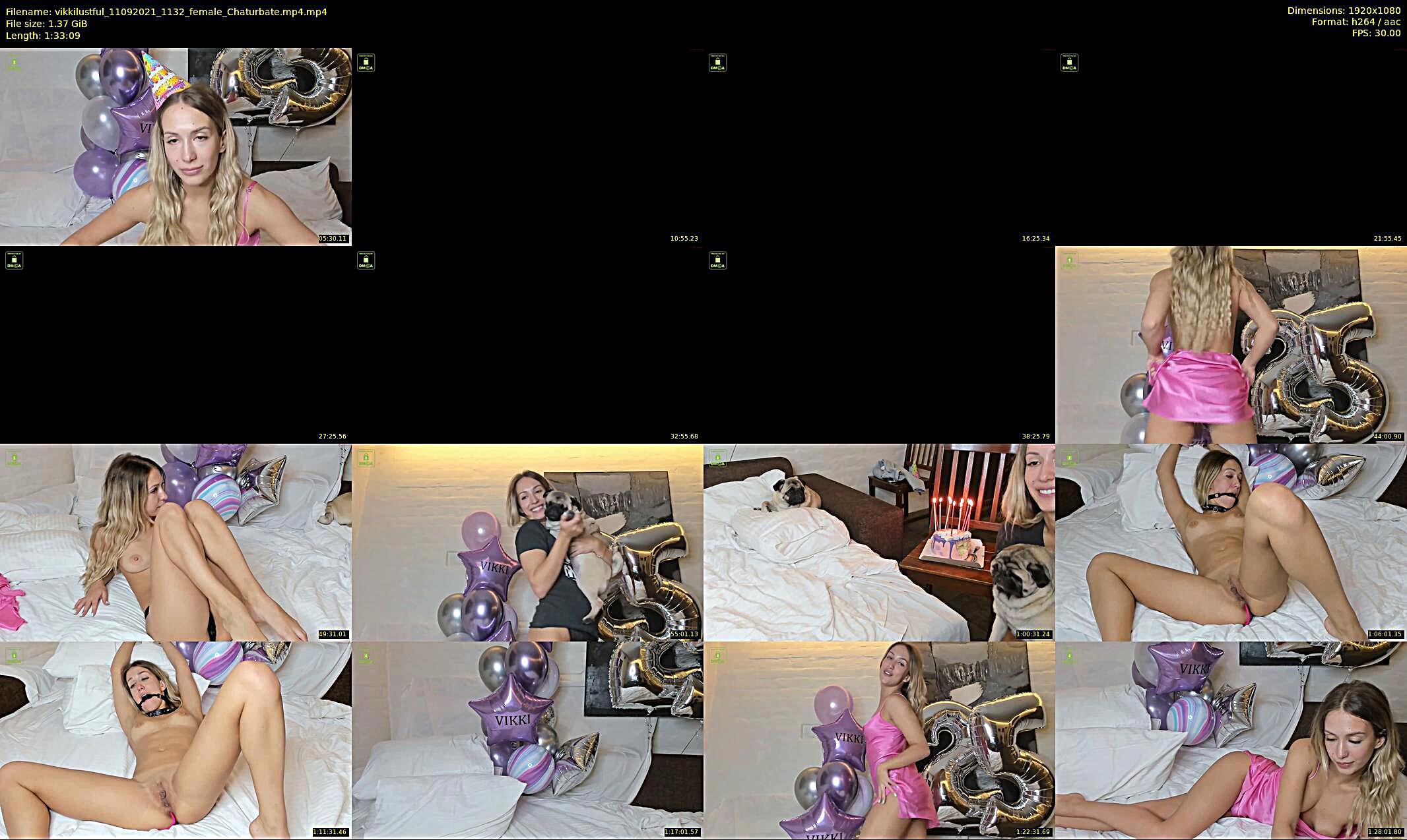 vikkilustful — 94 minute Chaturbate female cam show recording, 1080p, Sep 11, 2021