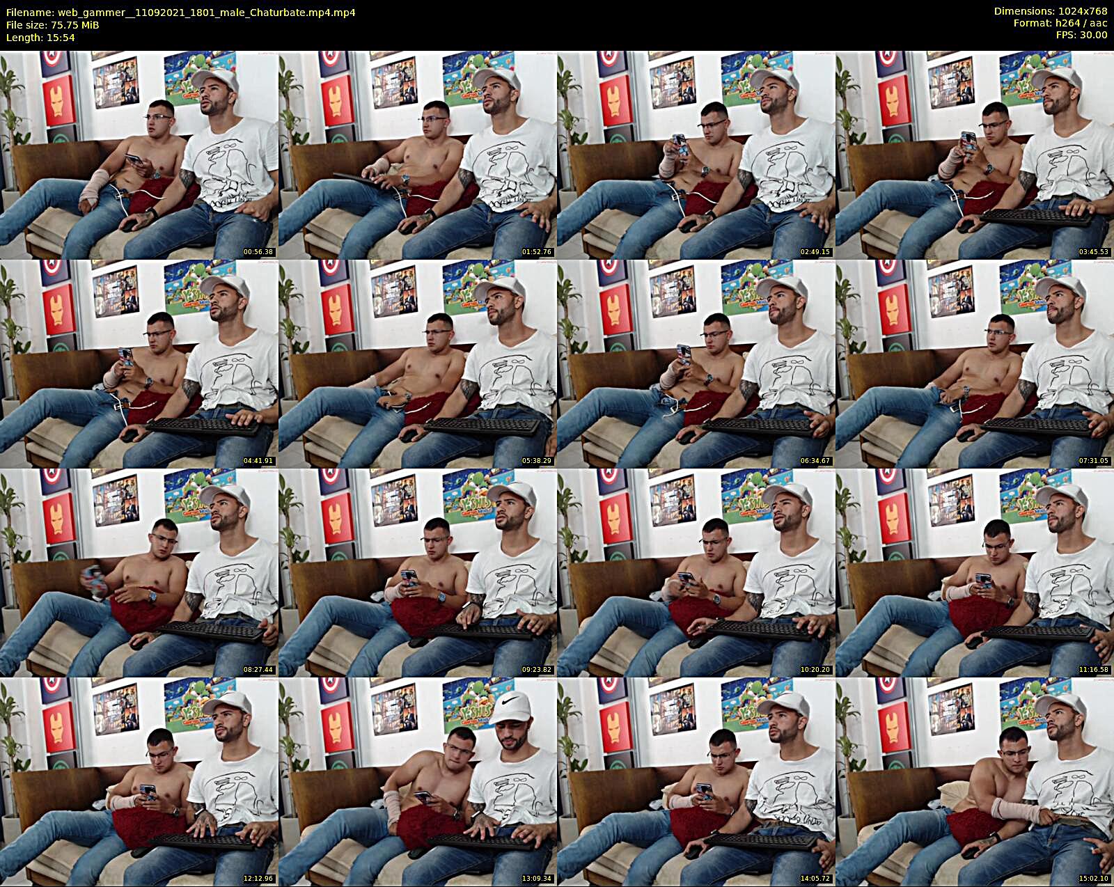 web_gammer_ — 16 minute Chaturbate male cam show recording, 720p, Sep 11, 2021