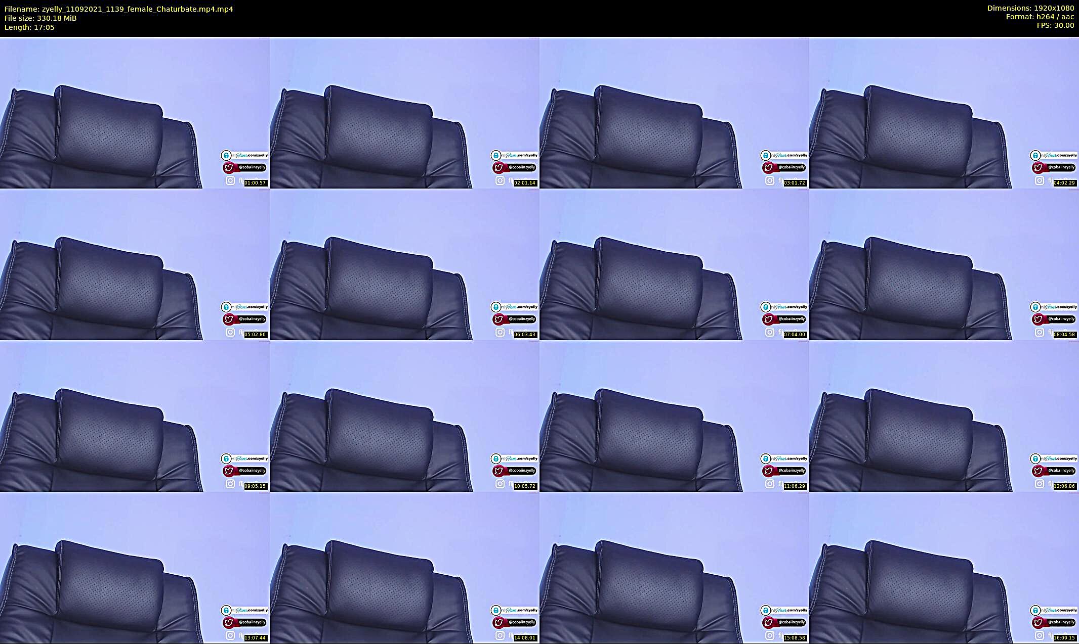 zyelly — 18 minute Chaturbate female cam show recording, 1080p, Sep 11, 2021