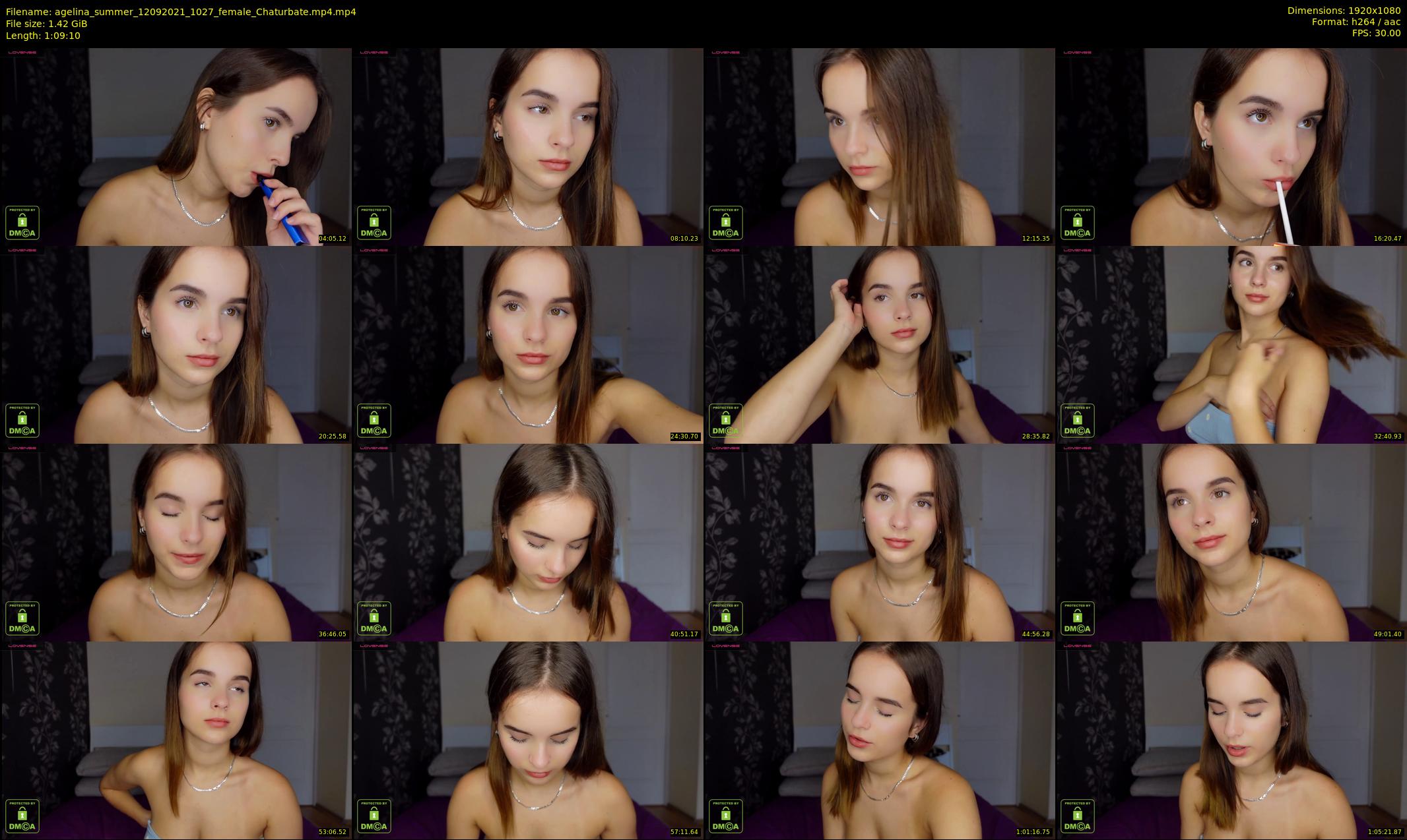 agelina_summer — 70 minute Chaturbate female cam show recording, 1080p, Sep 12, 2021