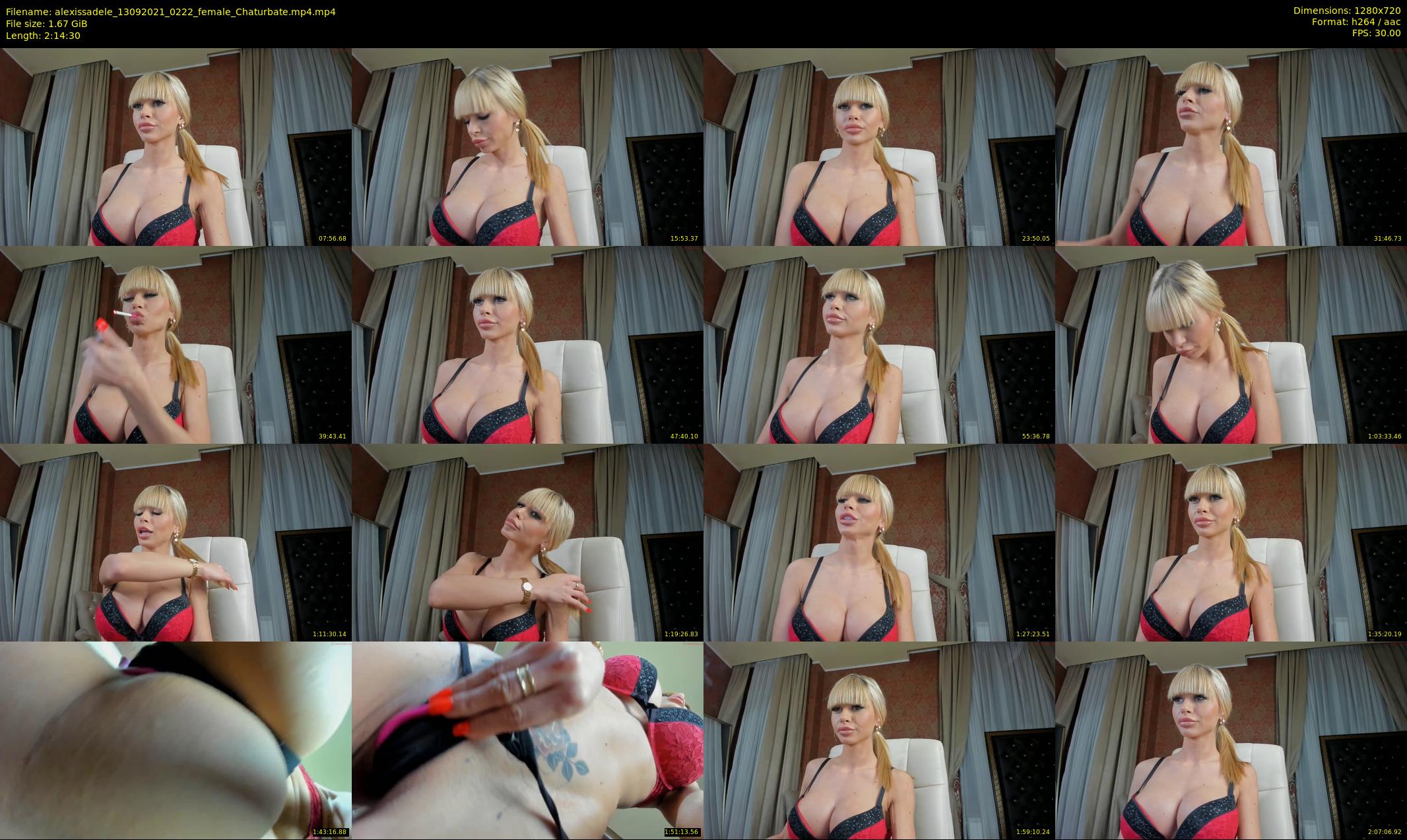 alexissadele — 135 minute Chaturbate female cam show recording, 720p, Sep 13, 2021