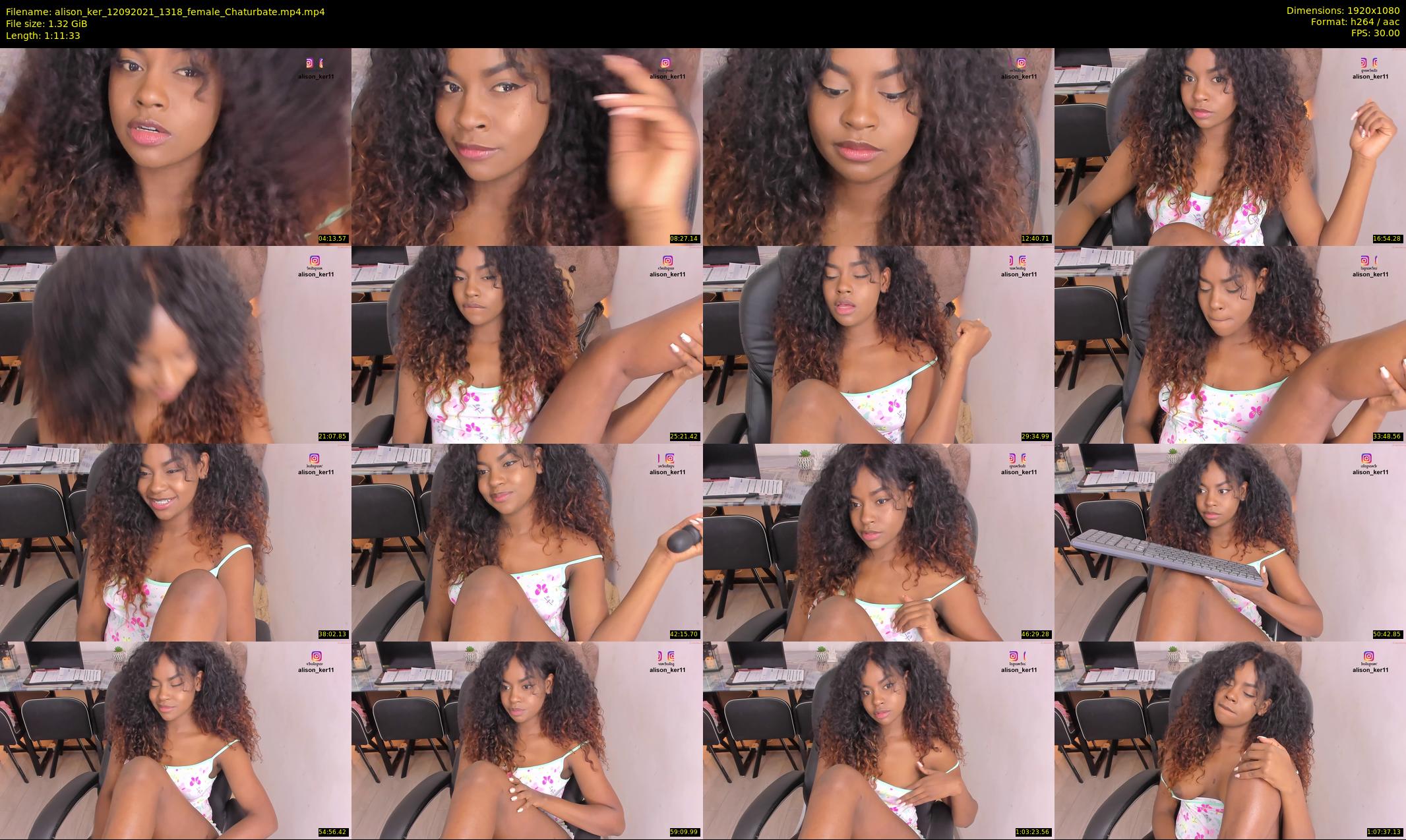 alison_ker — 72 minute Chaturbate female cam show recording, 1080p, Sep 12, 2021