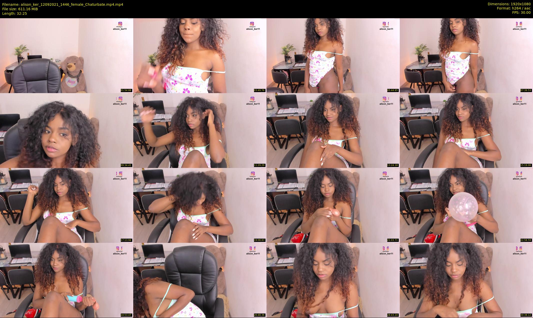 alison_ker — 33 minute Chaturbate female cam show recording, 1080p, Sep 12, 2021