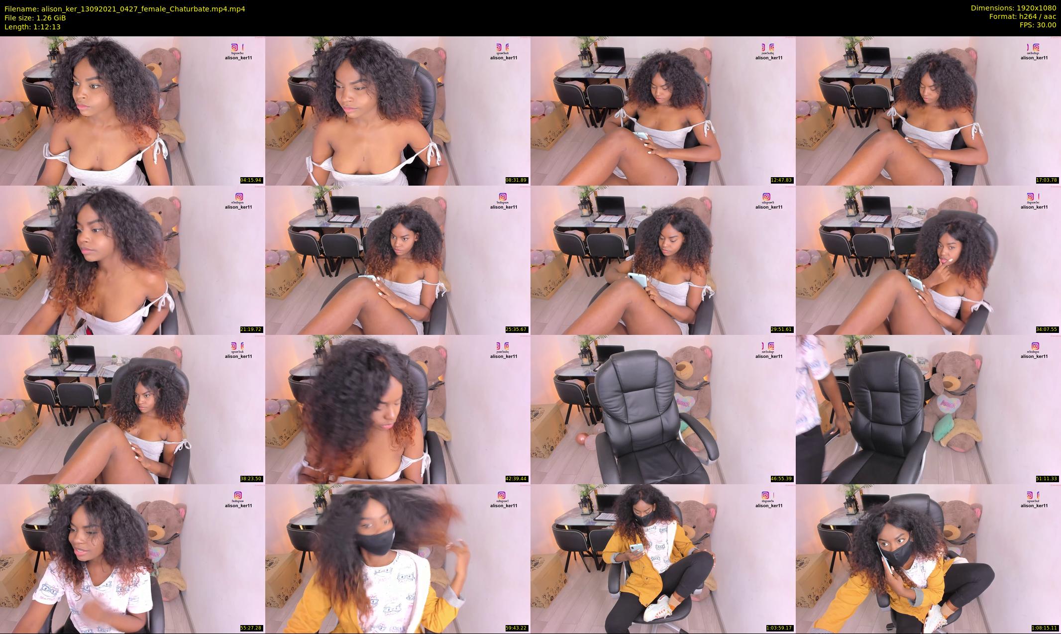 alison_ker — 73 minute Chaturbate female cam show recording, 1080p, Sep 13, 2021