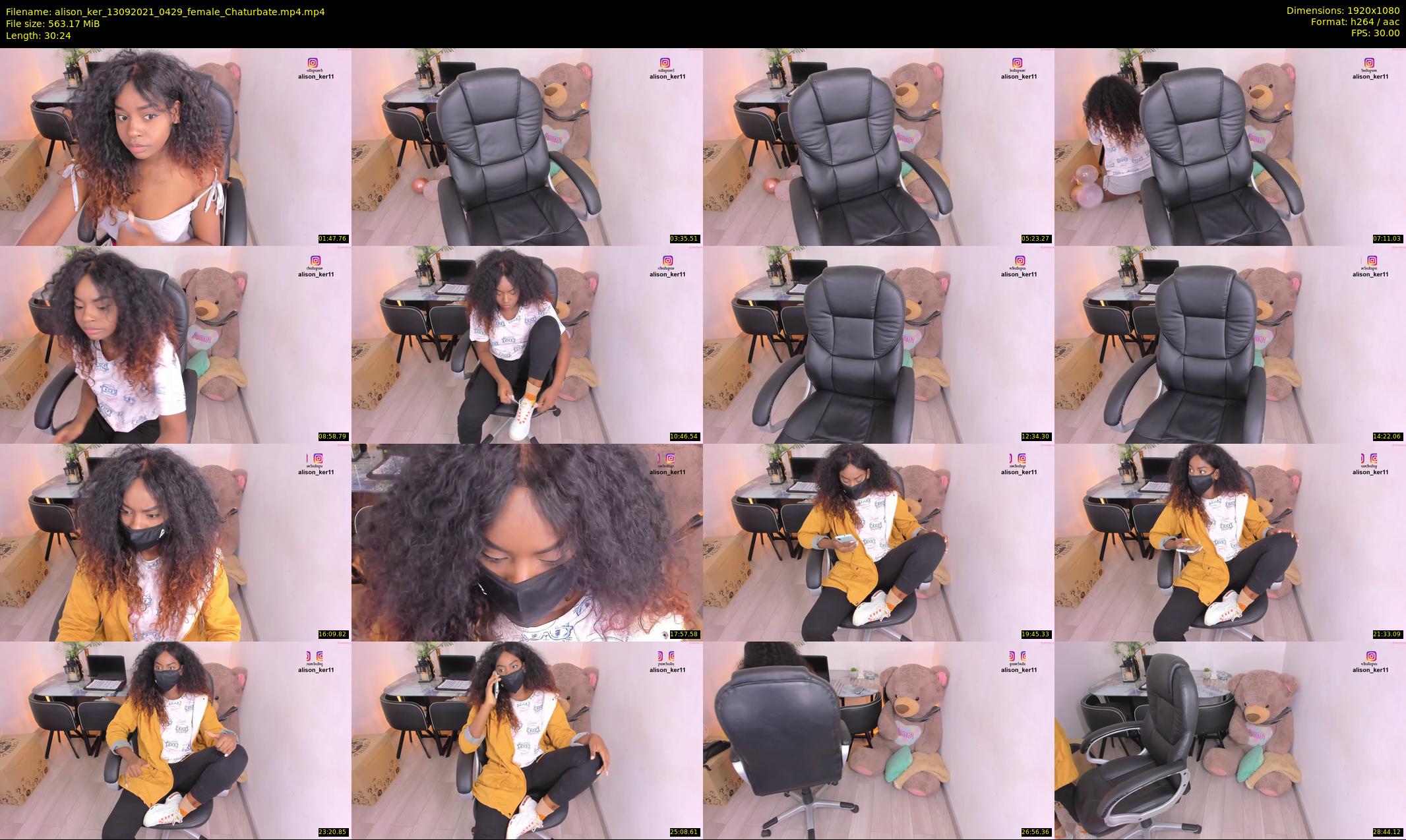 alison_ker — 31 minute Chaturbate female cam show recording, 1080p, Sep 13, 2021