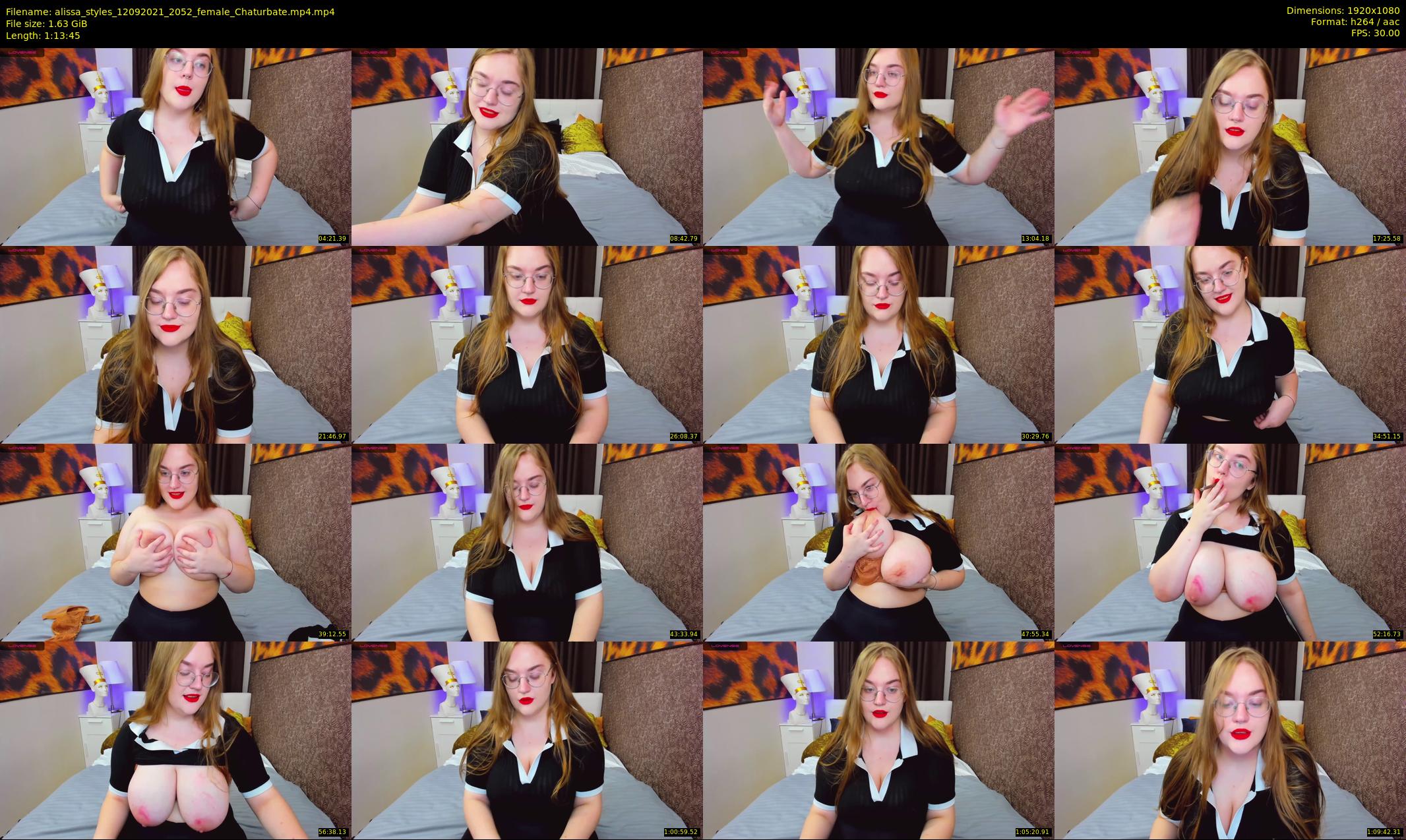 alissa_styles — 74 minute Chaturbate female cam show recording, 1080p, Sep 12, 2021