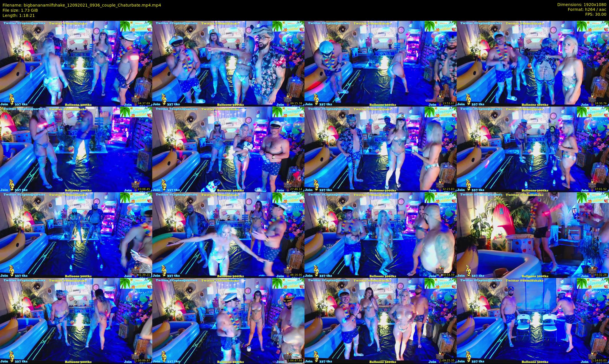 bigbananamilfshake — 79 minute Chaturbate couple cam show recording, 1080p, Sep 12, 2021