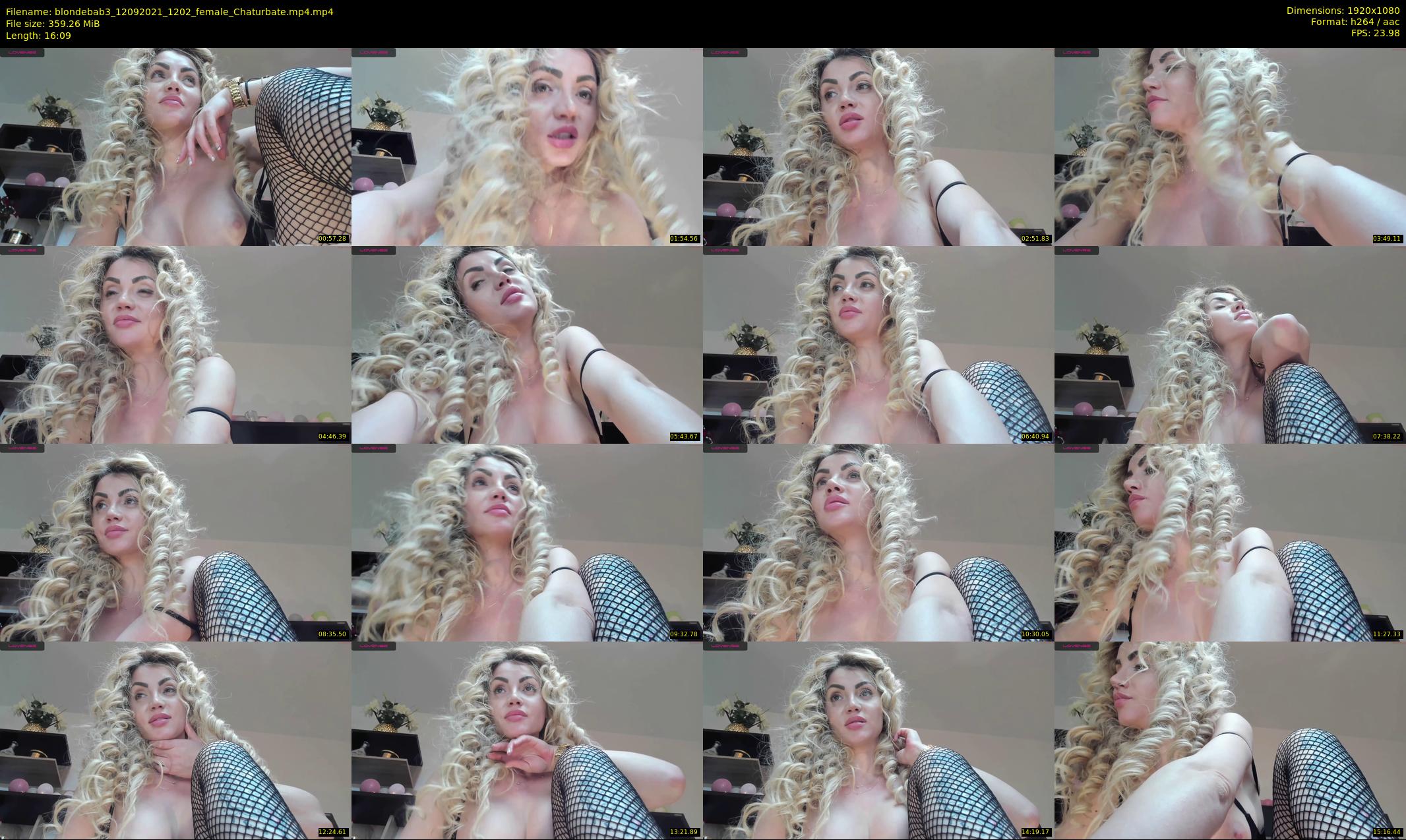 blondebab3 — 17 minute Chaturbate female cam show recording, 1080p, Sep 12, 2021