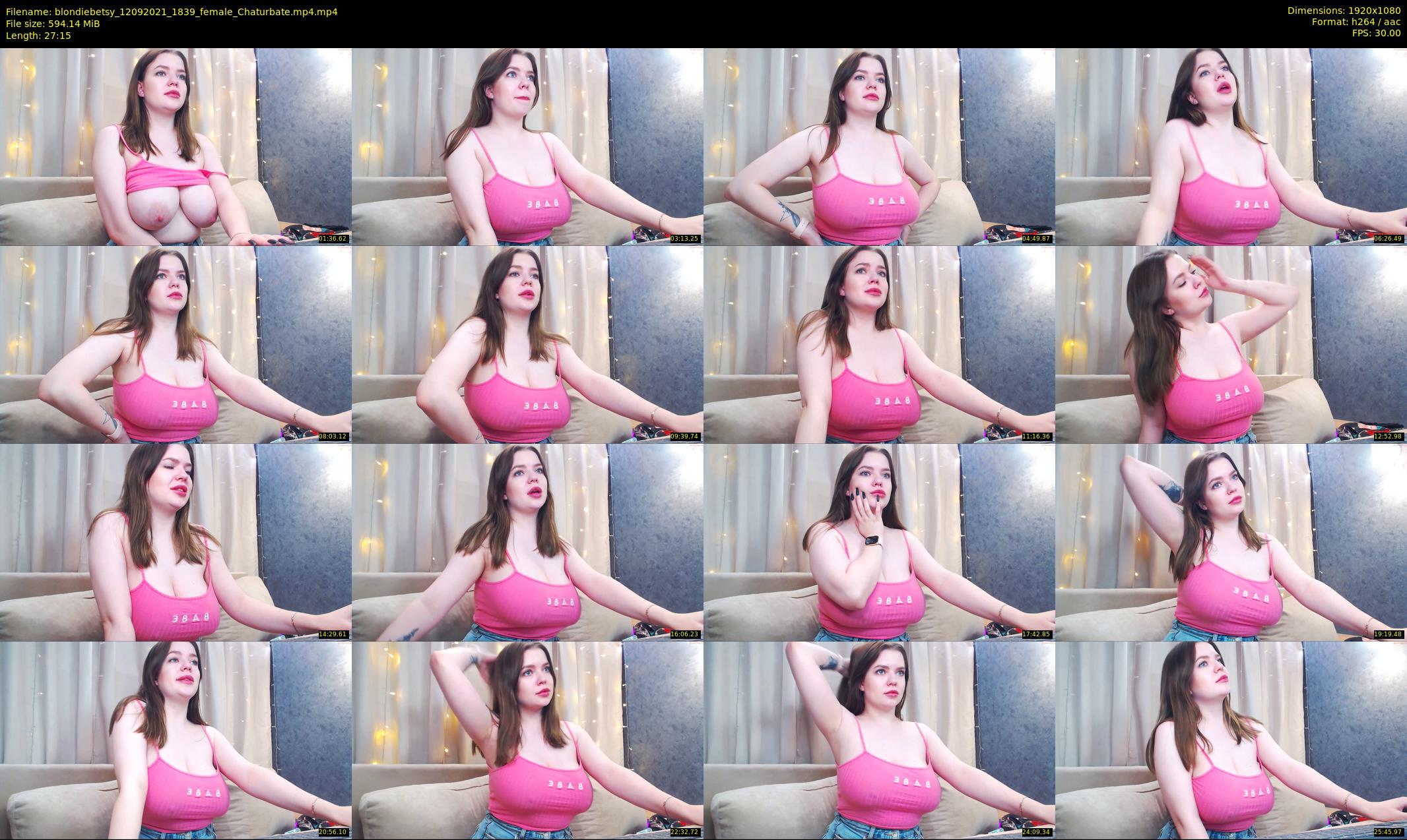 blondiebetsy — 28 minute Chaturbate female cam show recording, 1080p, Sep 12, 2021