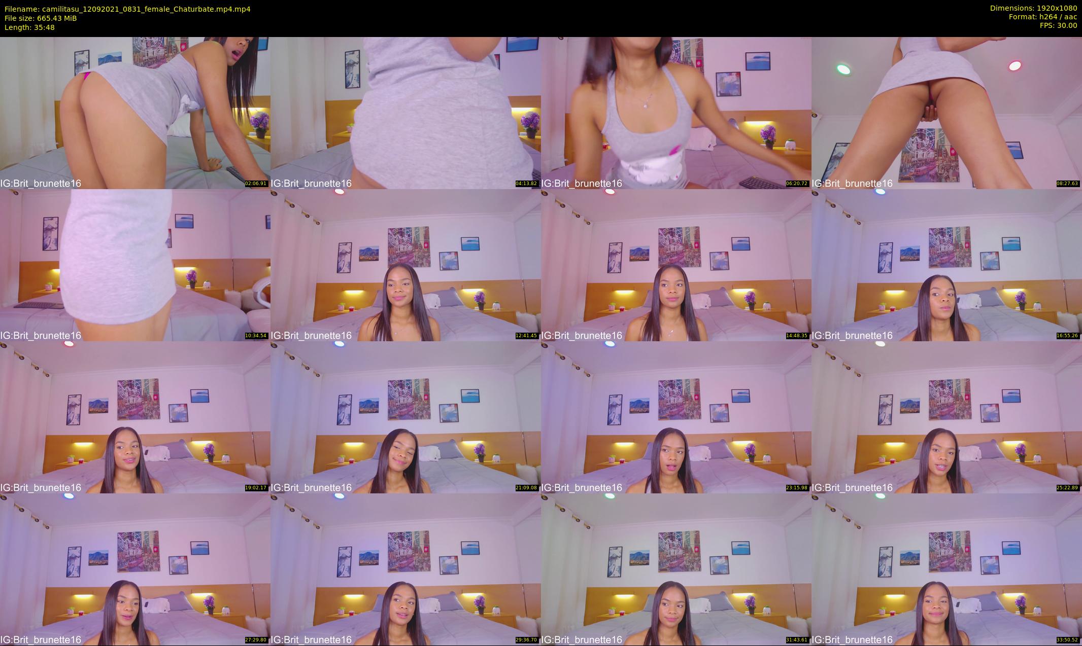 camilitasu — 36 minute Chaturbate female cam show recording, 1080p, Sep 12, 2021