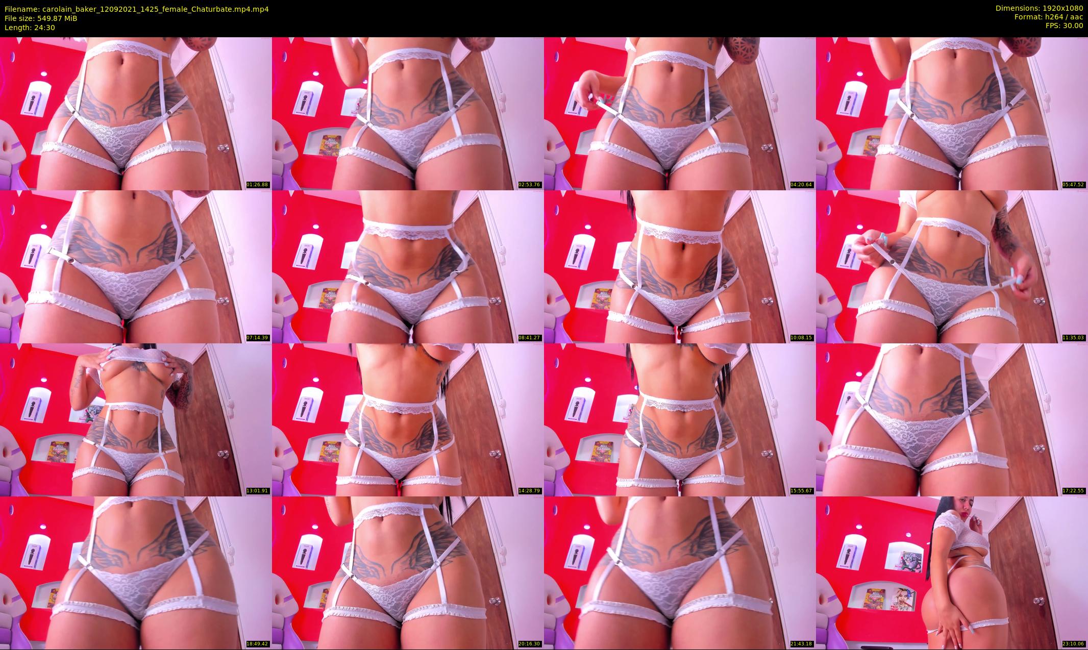 carolain_baker — 25 minute Chaturbate female cam show recording, 1080p, Sep 12, 2021
