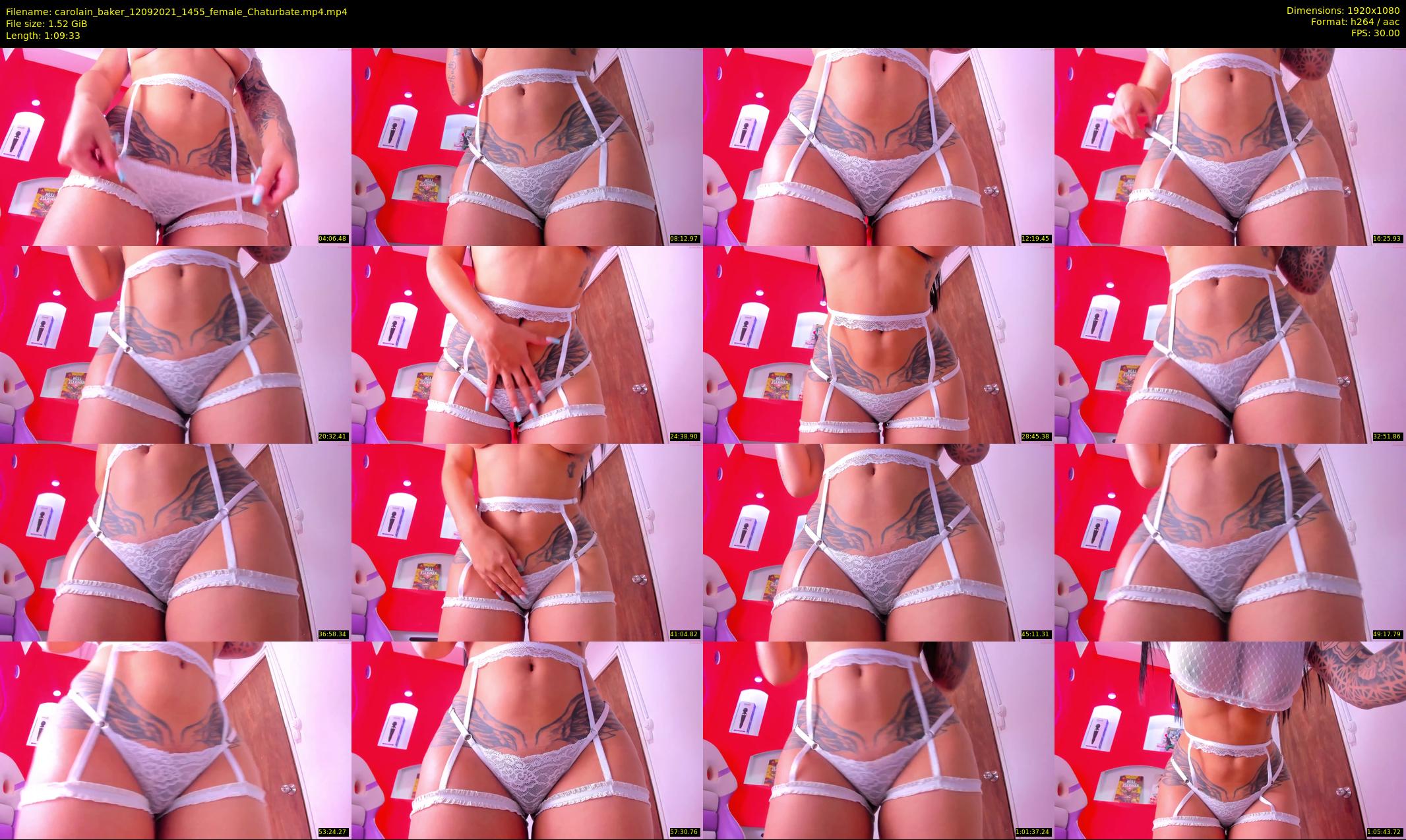 carolain_baker — 70 minute Chaturbate female cam show recording, 1080p, Sep 12, 2021