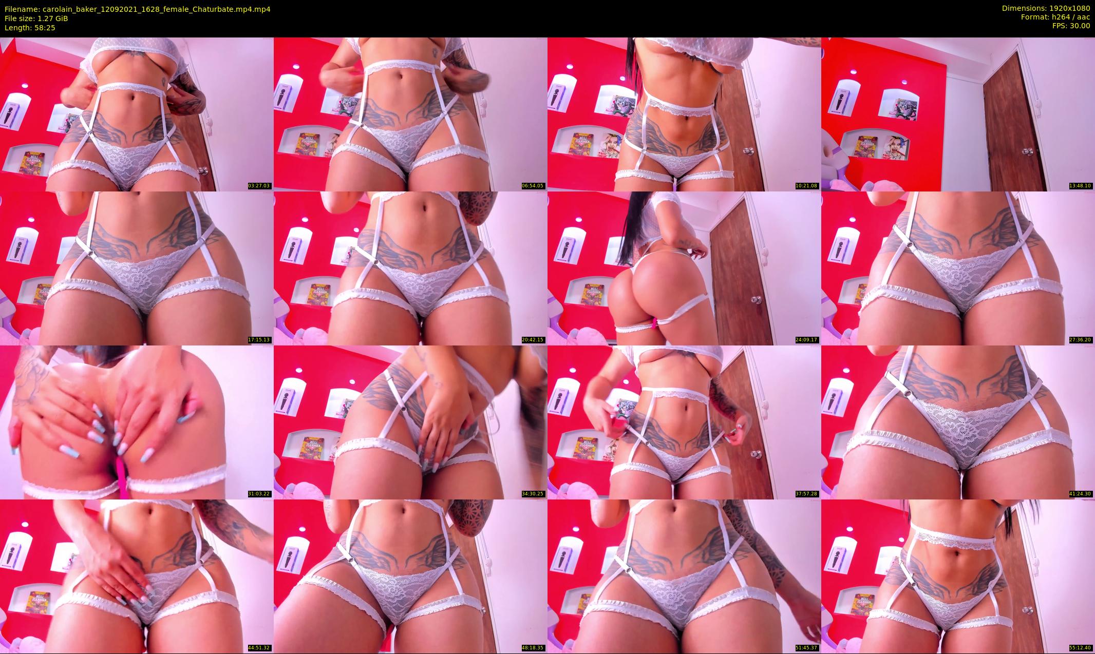 carolain_baker — 59 minute Chaturbate female cam show recording, 1080p, Sep 12, 2021