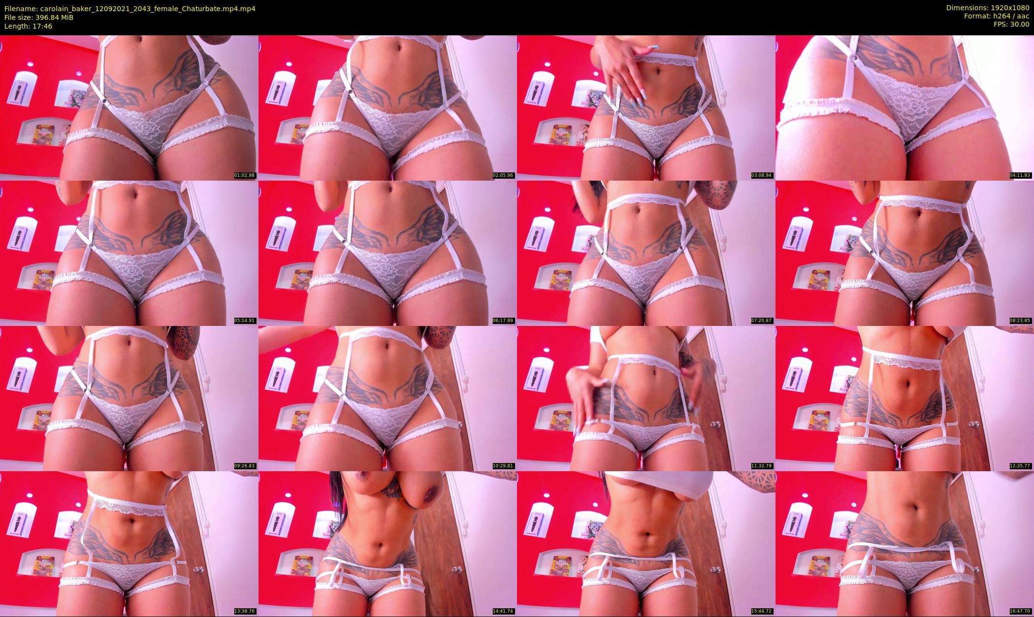 carolain_baker — 18 minute Chaturbate female cam show recording, 1080p, Sep 12, 2021